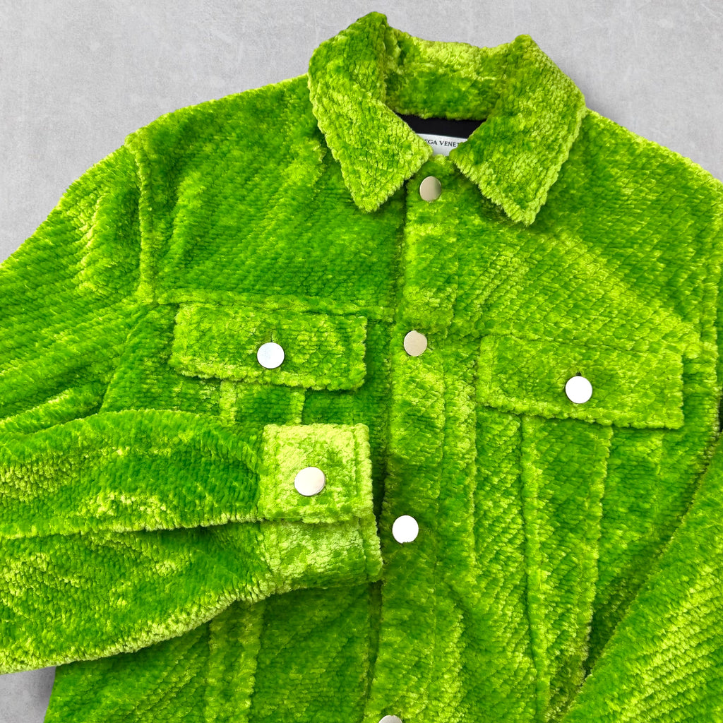 Bottega Veneta Chenille Corduroy Cropped Jacket 50 (L)