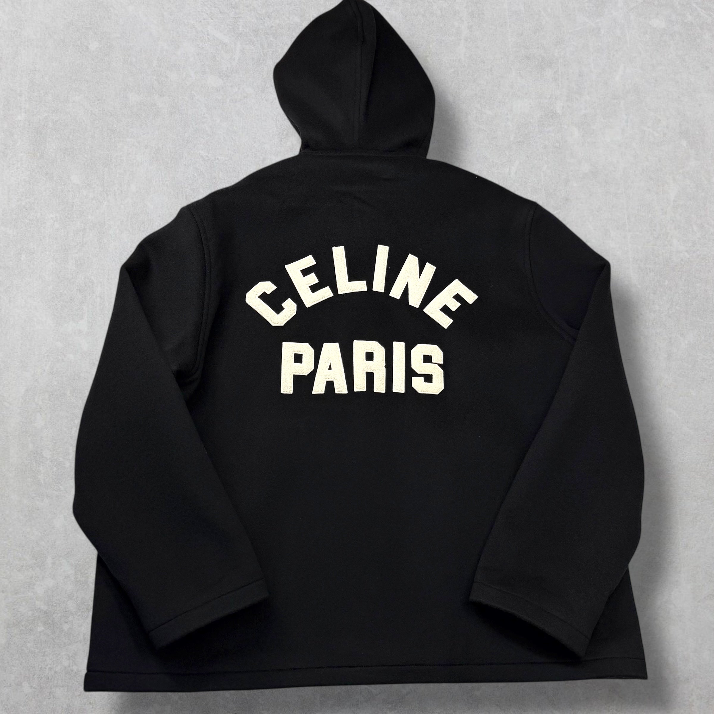 Celine College Parka In Double Face Wool 50 (L)