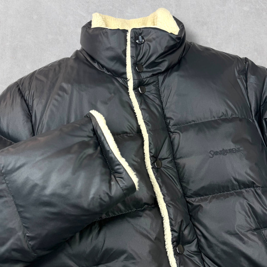 Saint Laurent Doudoune Faux Shearling Jacket 50 (M)