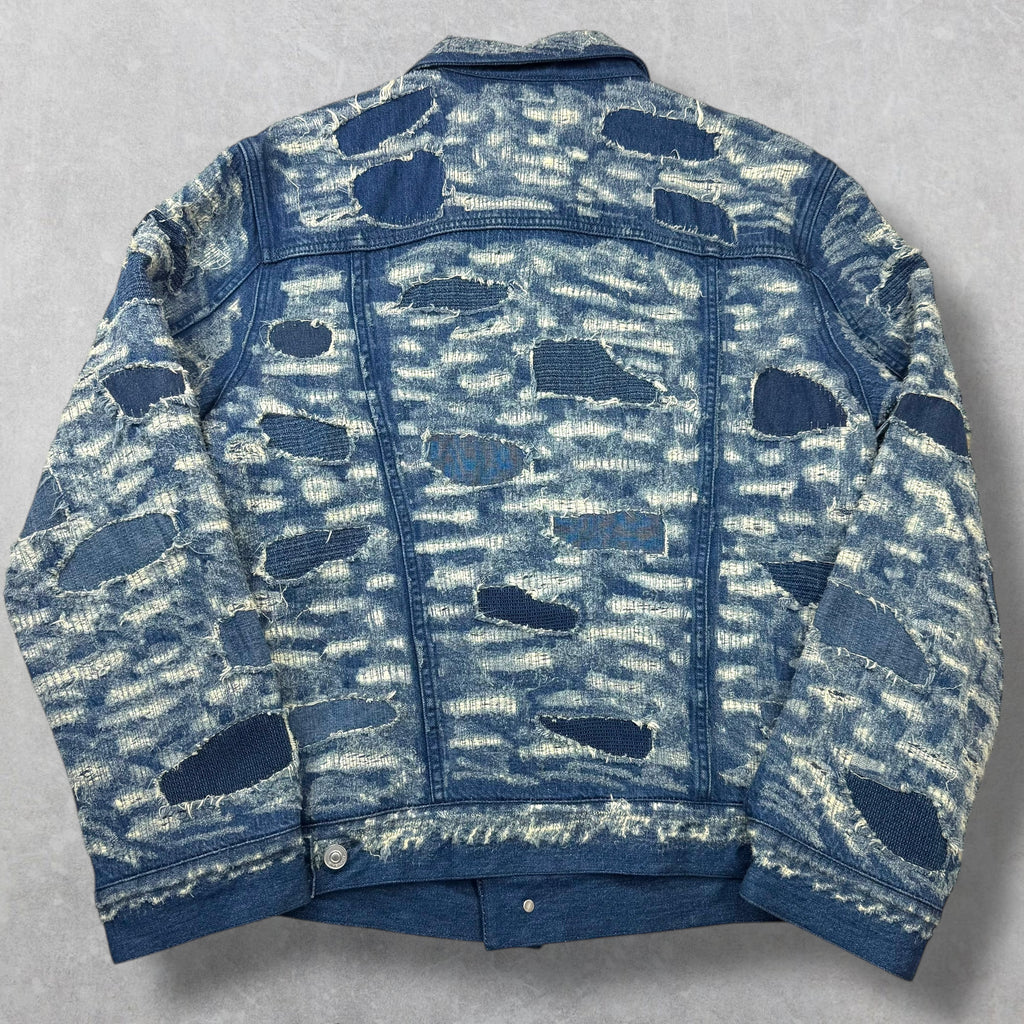 Givenchy Blue Classic 4G Rivet Denim Jacket XXL