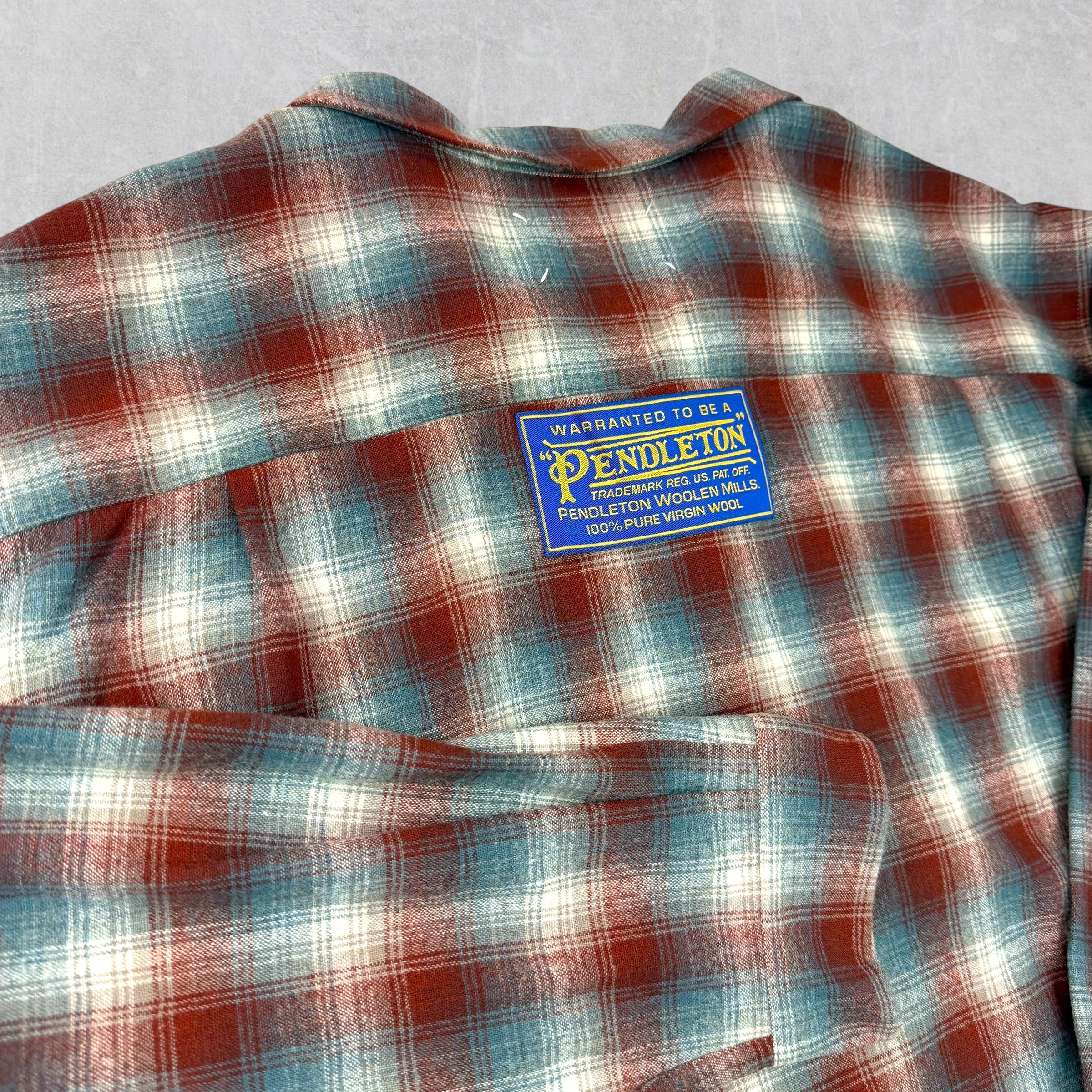 Maison Margiela Pendleton Checked Wool Shirt 52 (XL)