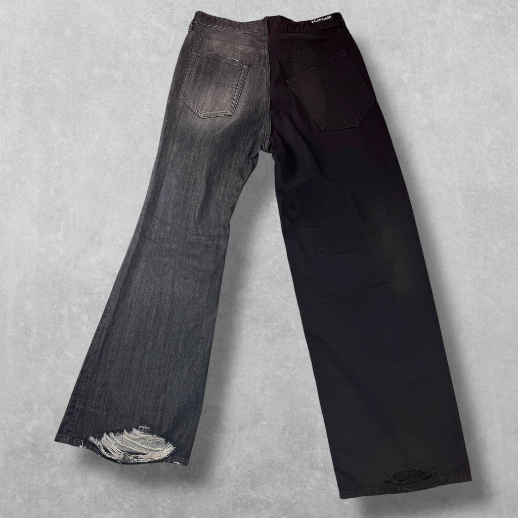 Balenciaga Fifty-Fifty Black Jeans M (34)