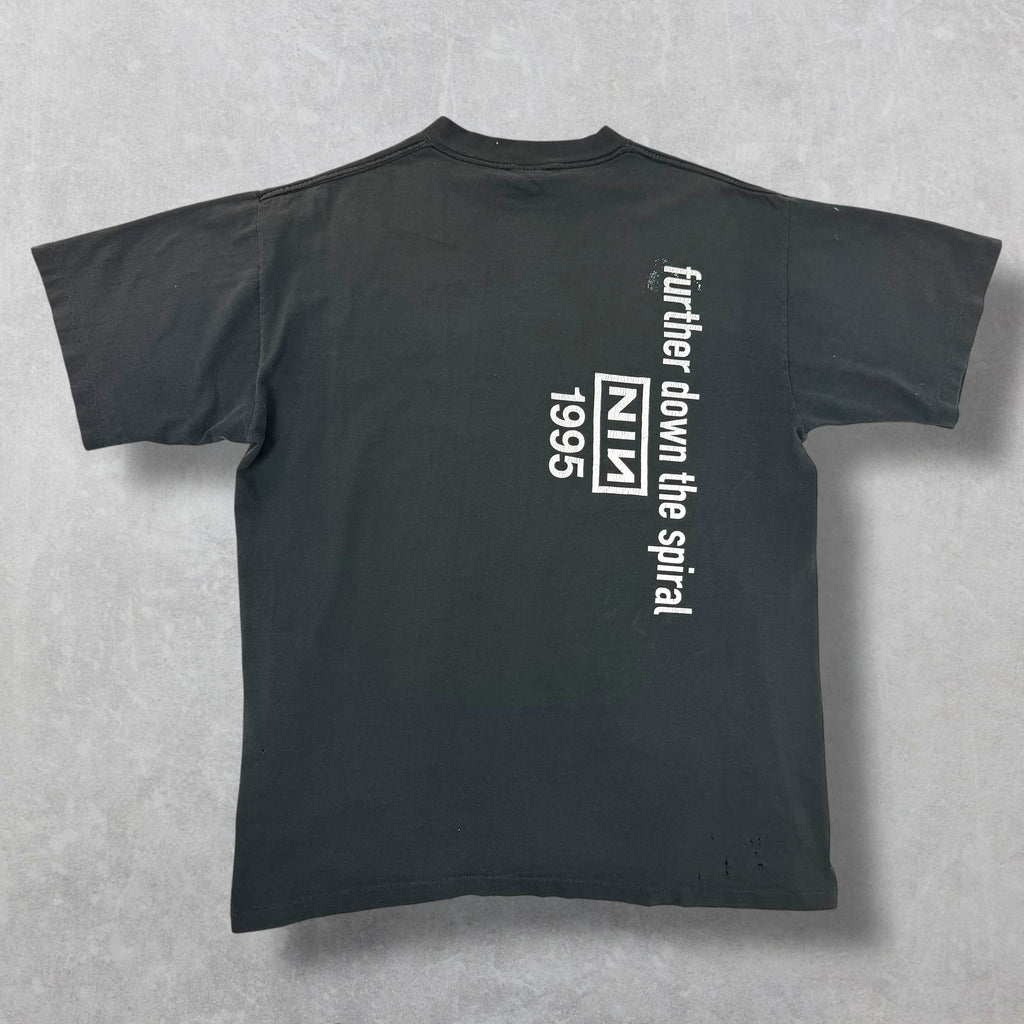 Vintage '95 Nine Inch Nails Further Down The Spiraltour Tee XL