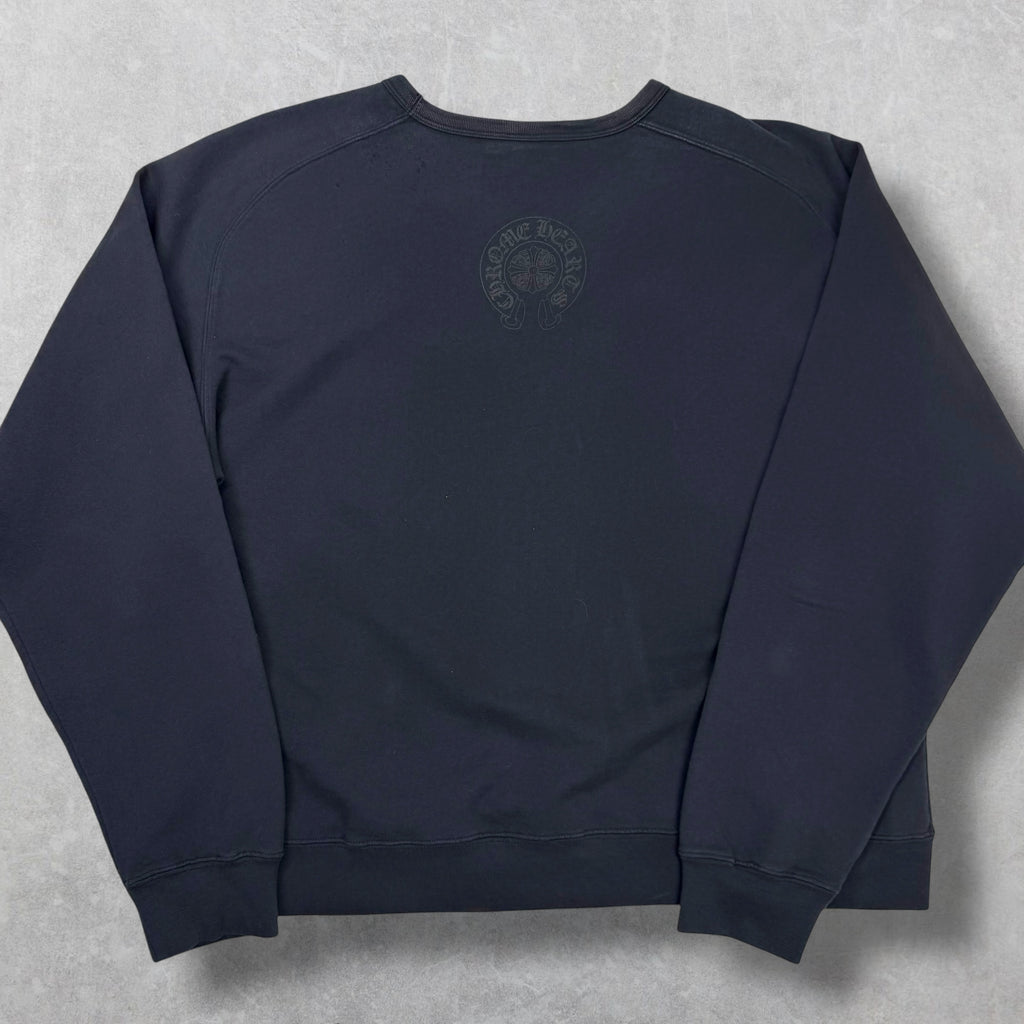 Vintage Chrome Hearts Floral Vine Dagger Crewneck L