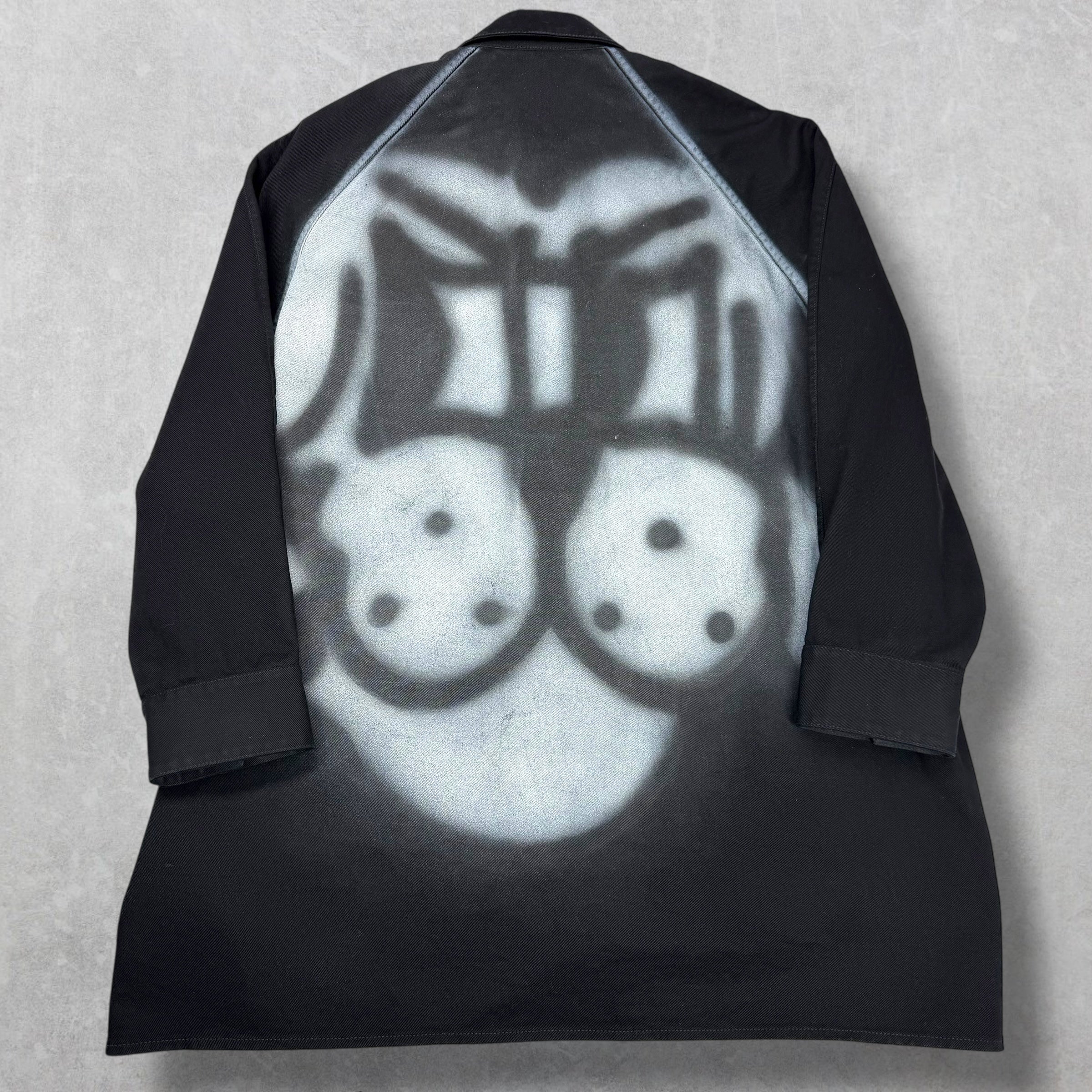 Givenchy x Chito Black Graffiti Rottweiler Overshirt XL