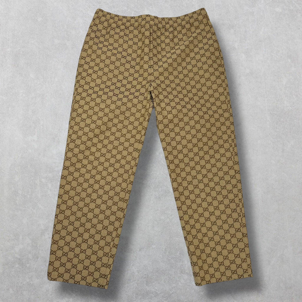 Gucci GG Supreme Cotton-Blend Pants 52 (L)