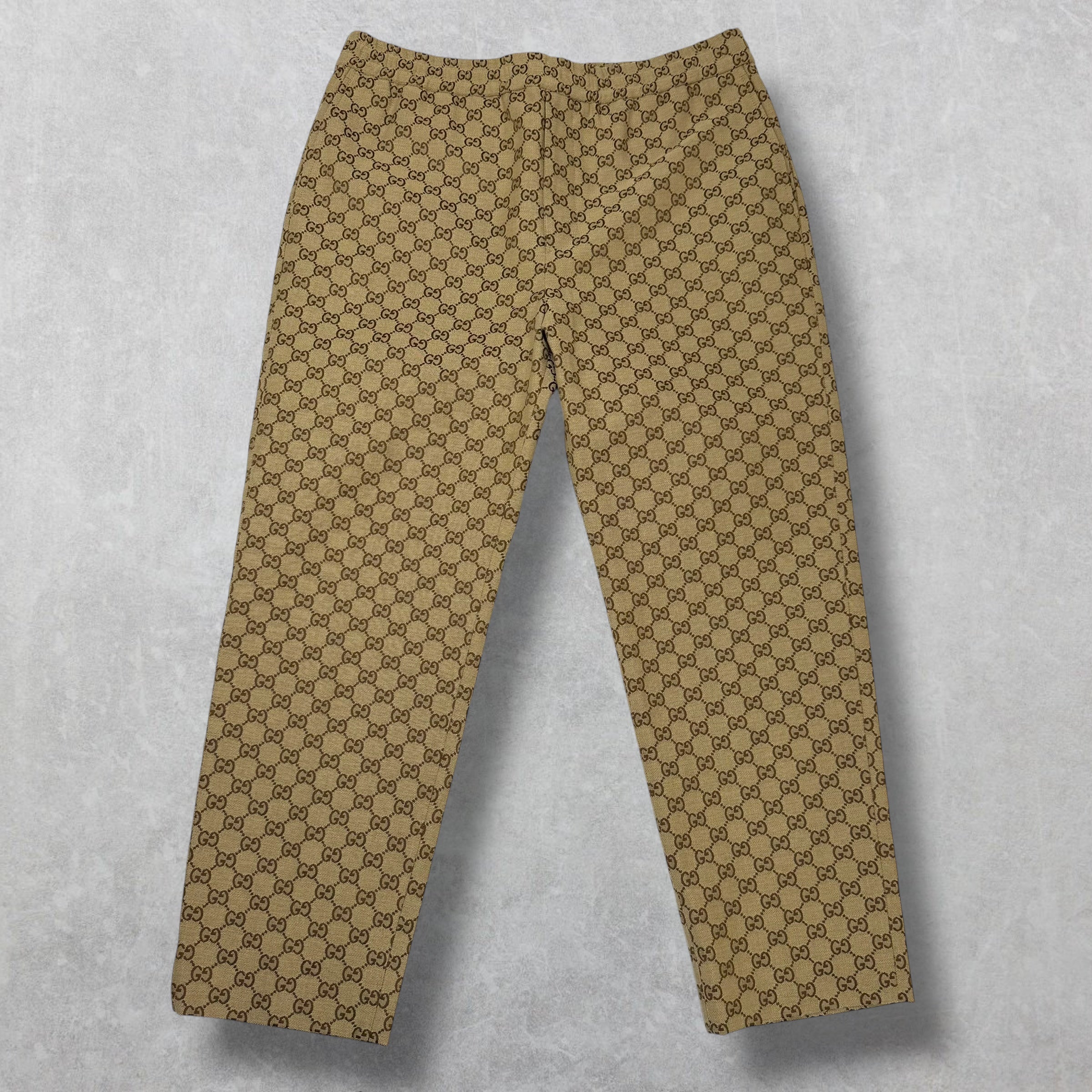 Gucci GG Supreme Cotton-Blend Pants 52 (L)