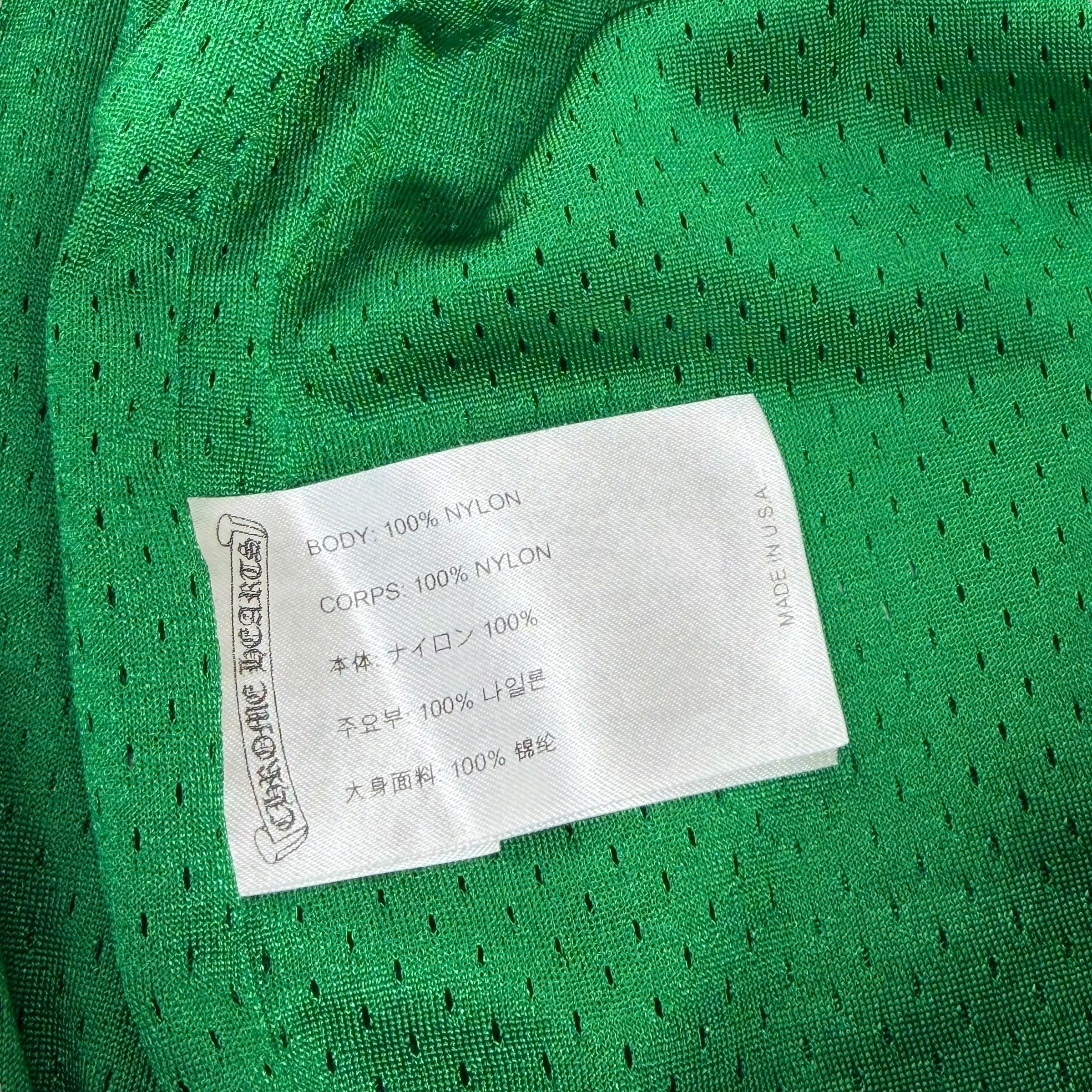 Chrome Hearts Green Mesh Warm Up Shorts XL