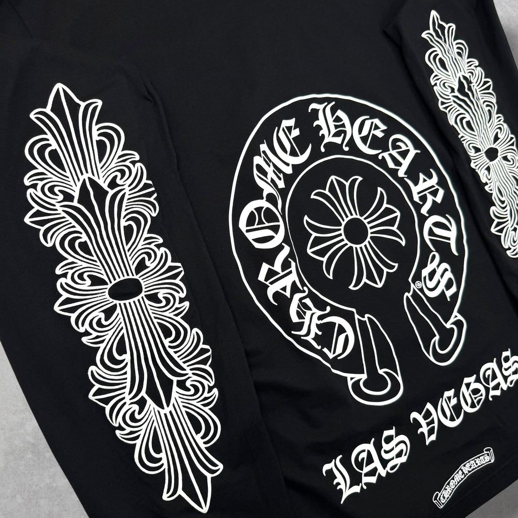 Chrome Hearts Las Vegas Horseshoe Floral L/S XL