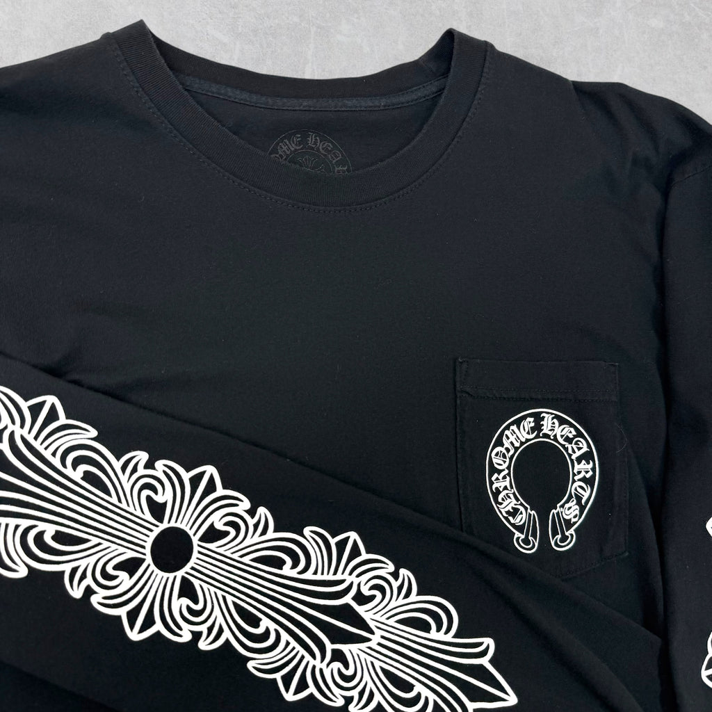 Chrome Hearts Horseshoe Floral L/S XL