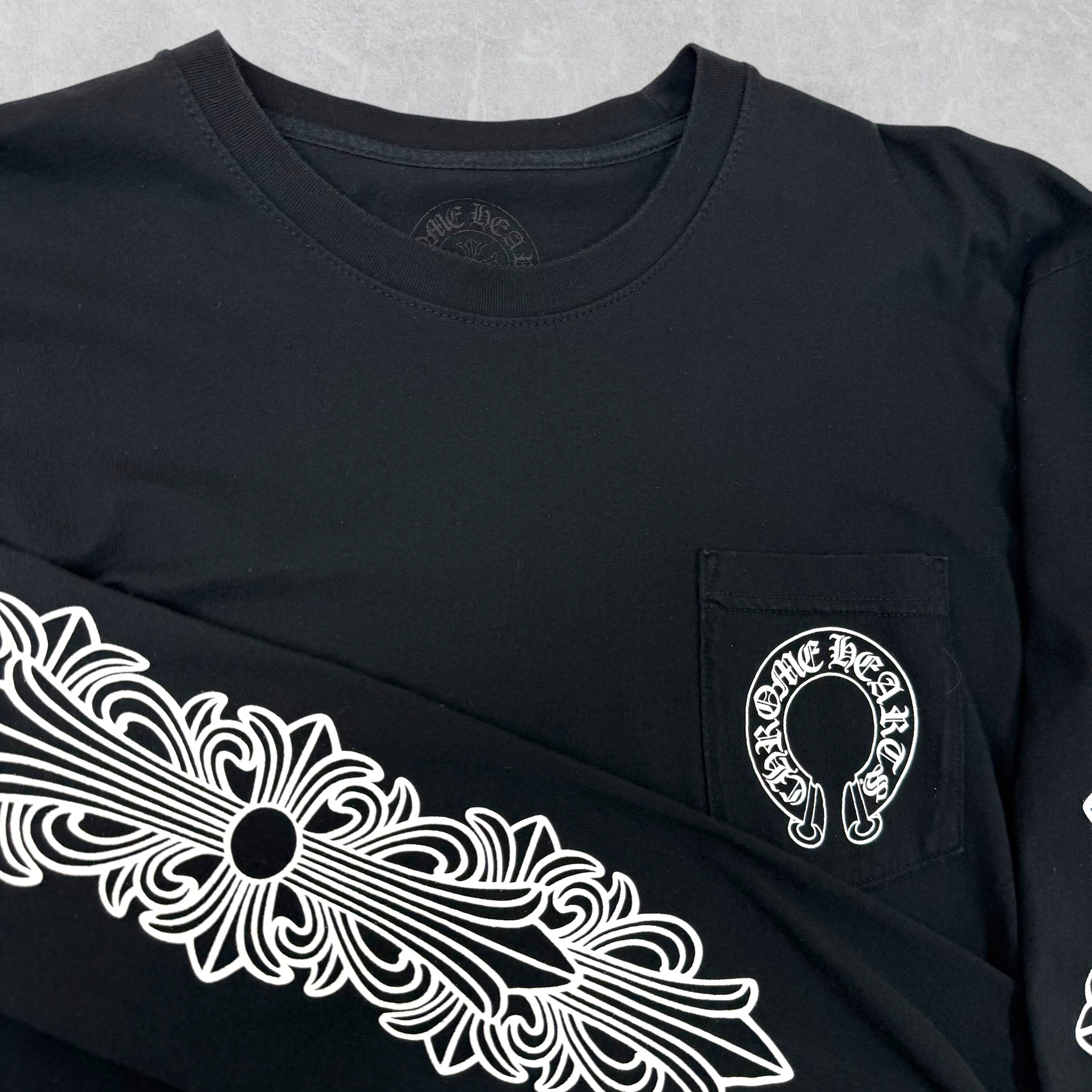 Chrome Hearts Horseshoe Floral L/S XL