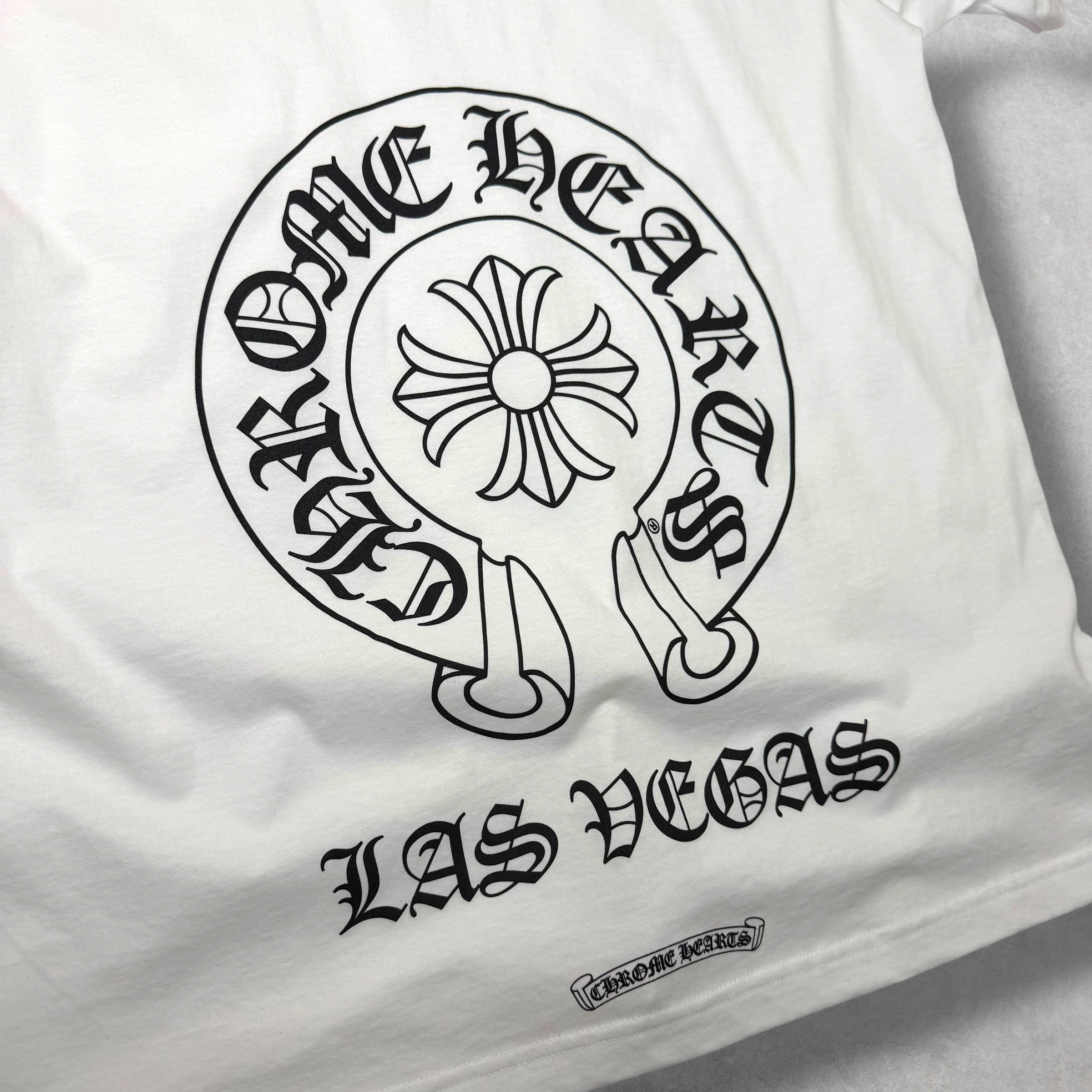 Chrome Hearts LV Exclusive Horseshoe White Tee XL
