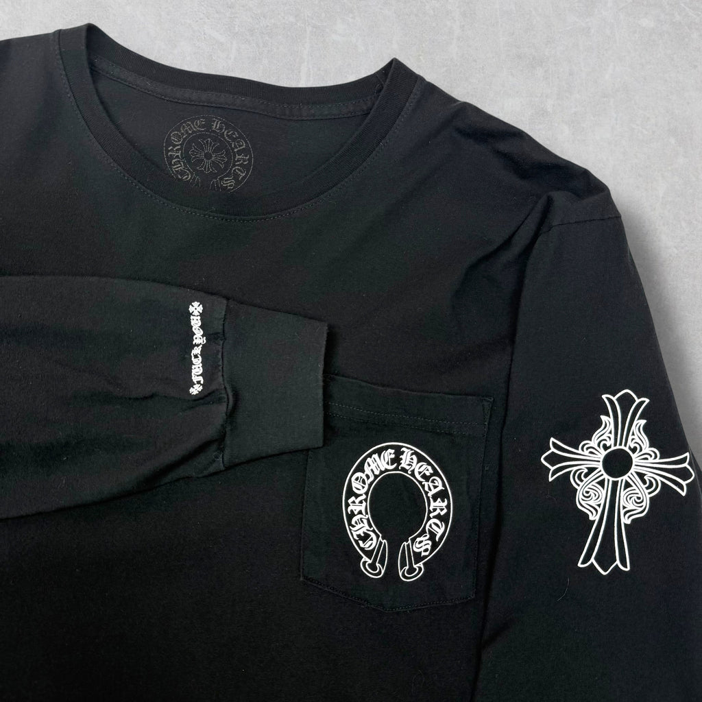 Chrome Hearts Cross Horseshoe Made in USA L/S XL