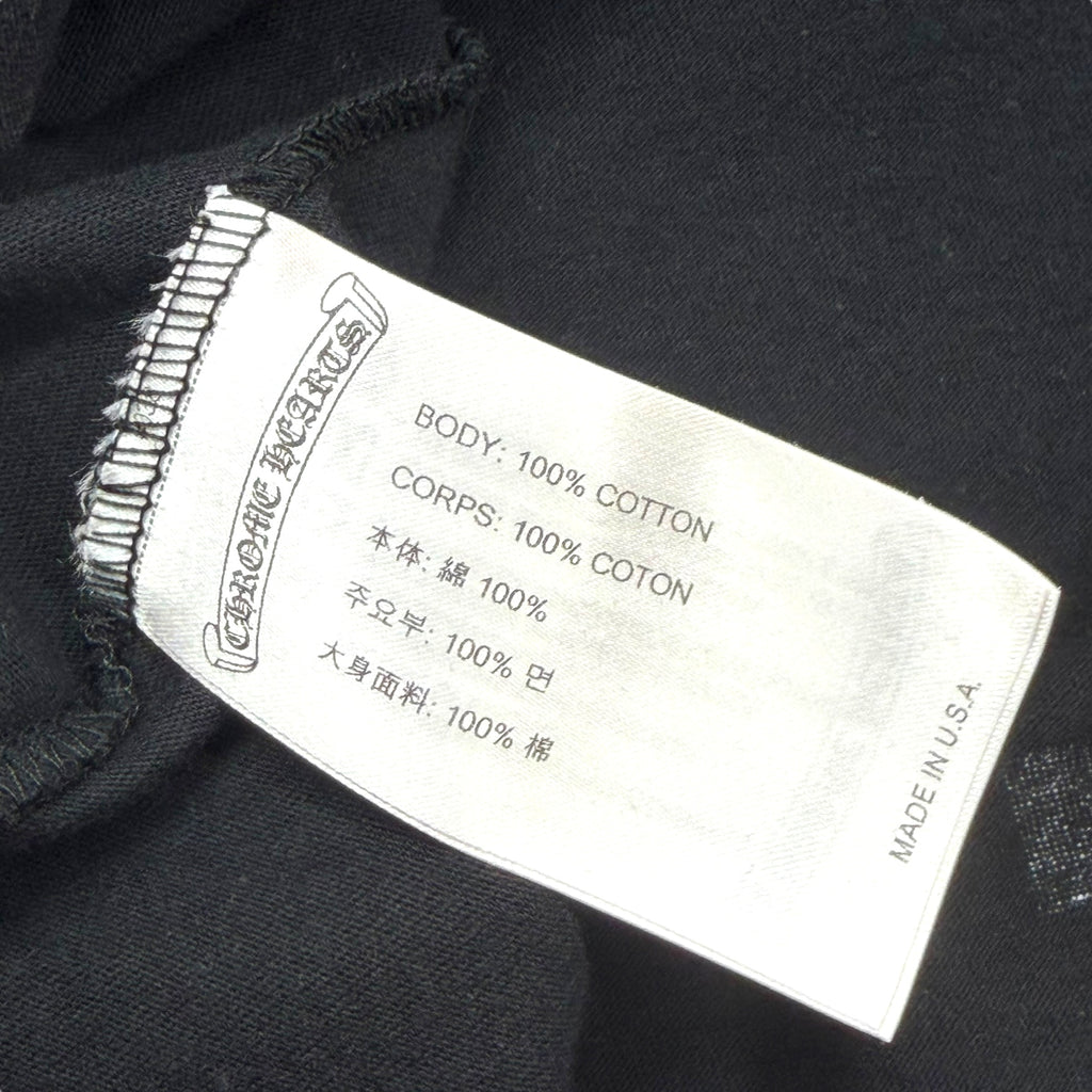 Chrome Hearts Horseshoe Plus Logo Silver Staff L/S XXL