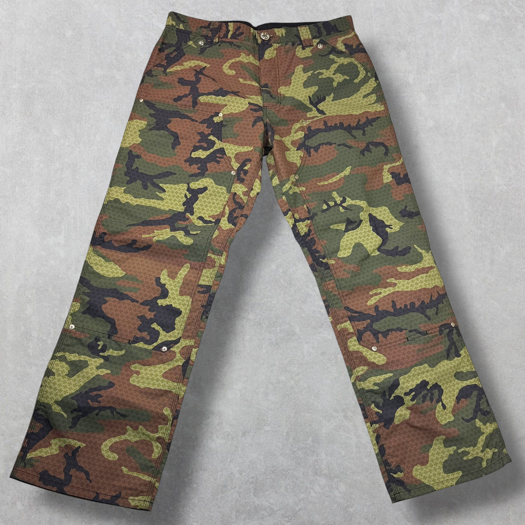 Chrome Hearts Monogram Camo Double Knee Pants 34