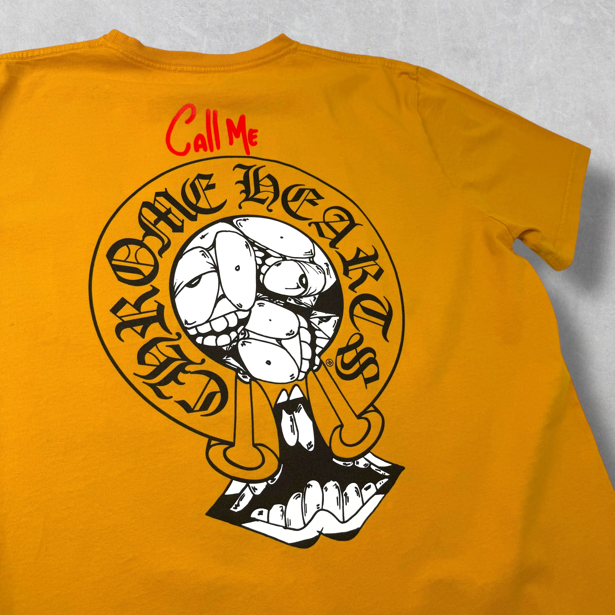 Chrome Hearts Matty Boy Call Me Yellow Tee XL