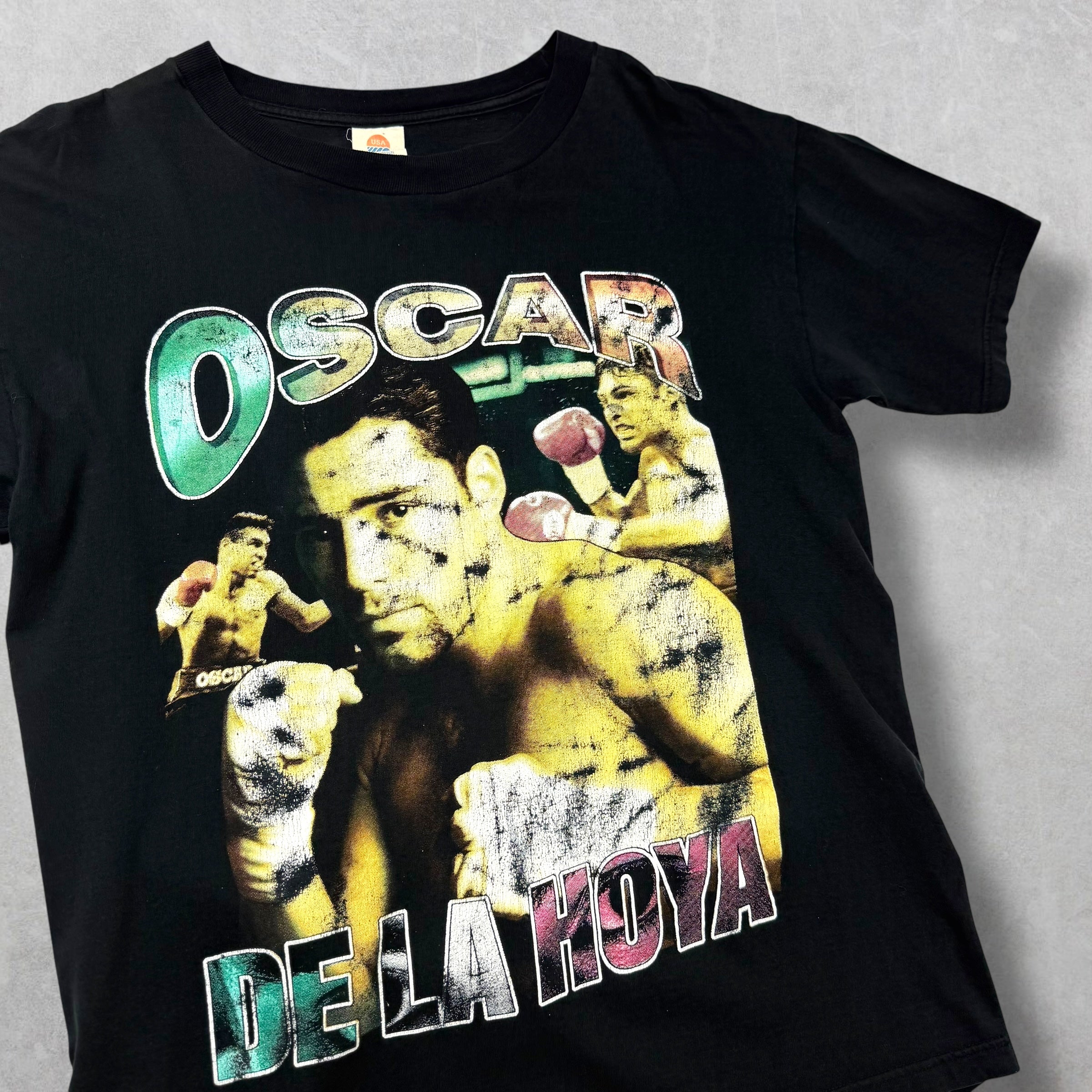 Vintage 90s Oscar De La Hoya WBC Champion Tee XL