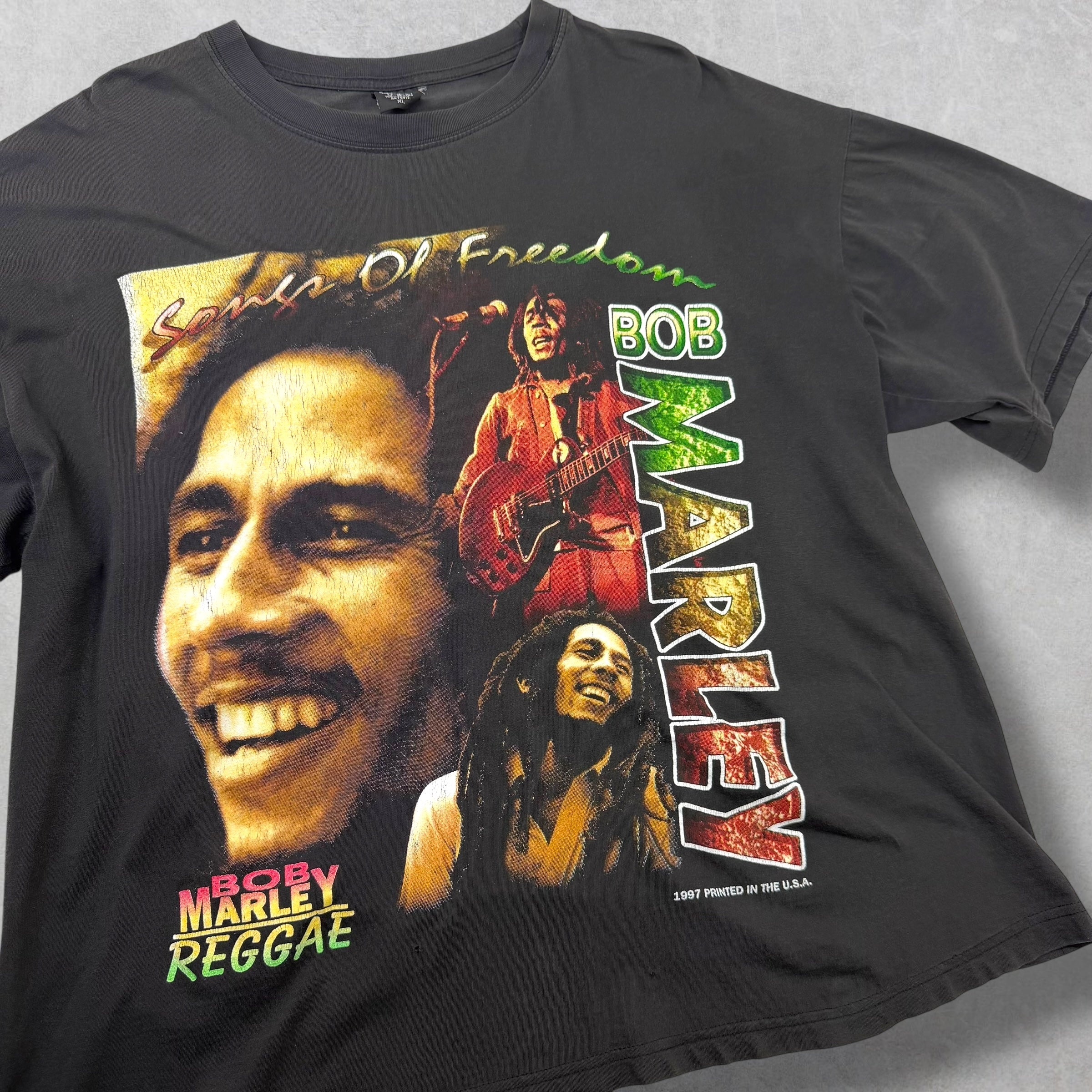 Vintage 1997 Bob Marley Songs of Freedom Tee XL