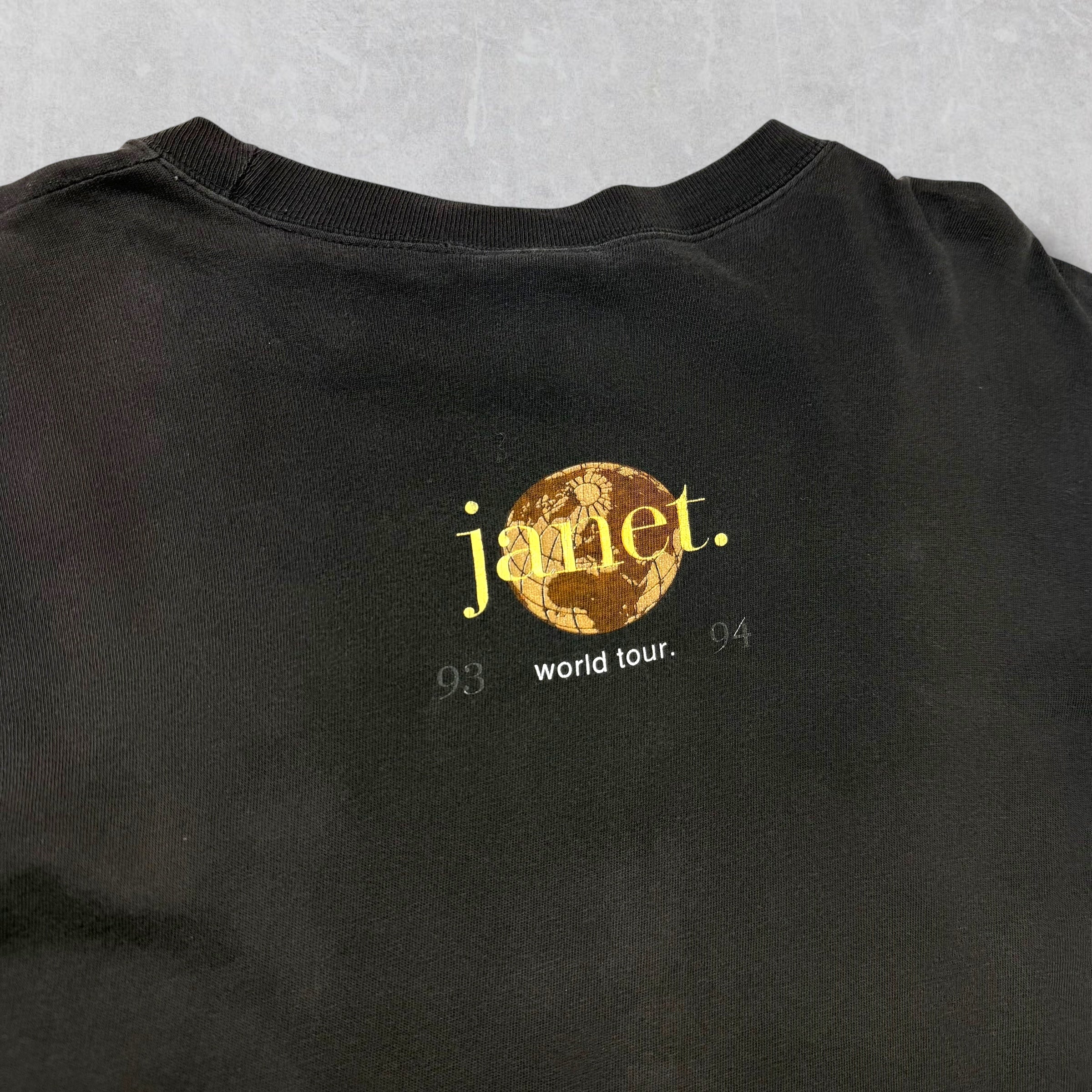 Vintage 1993 Janet Jackson World Tour Tee XL