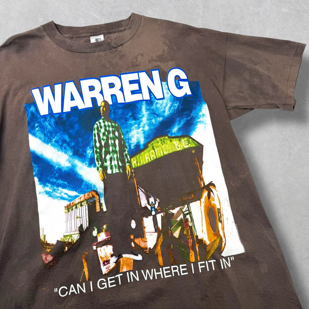 Vintage 1994 Warren G "Can I Get in Where I Fit in" Tee XL