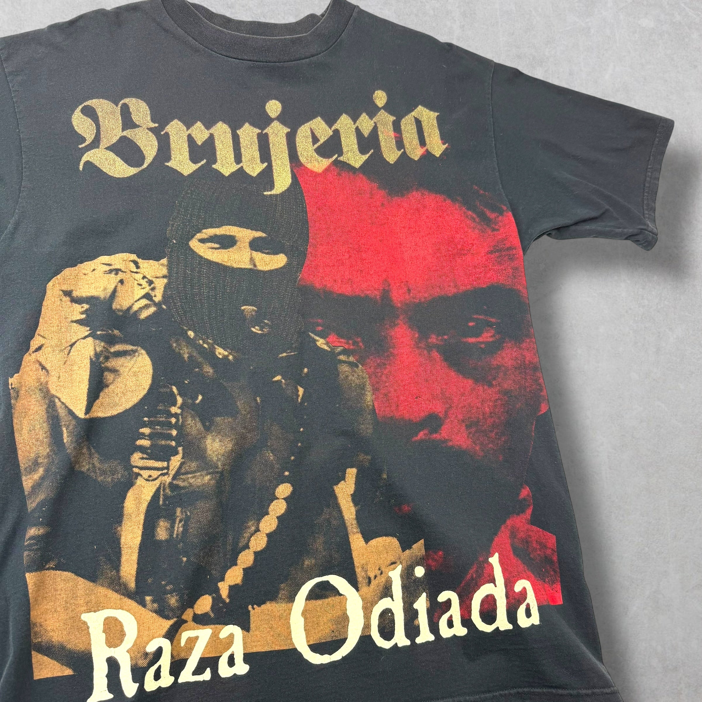 Vintage 90s Resurreccion Brujeria Raza Odiada Tee XL