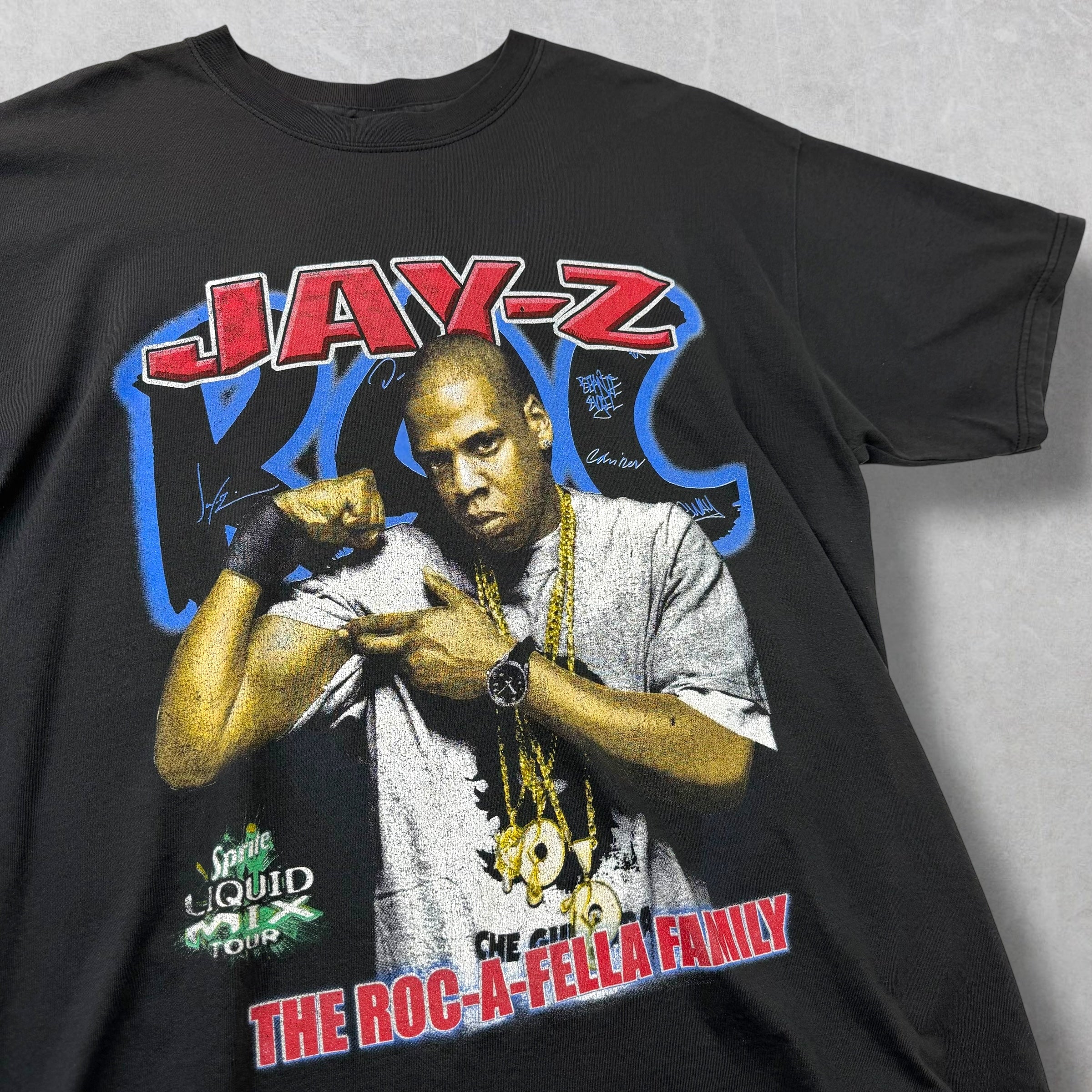 Vintage 2002 Jay-Z The Roc-A-Fella Family Tee XL
