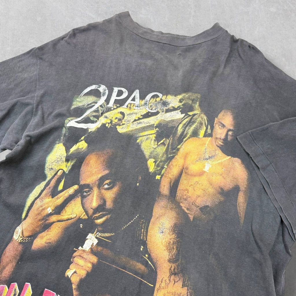 Vintage 90s Tupac All Eyez On Me Rap Tee XL