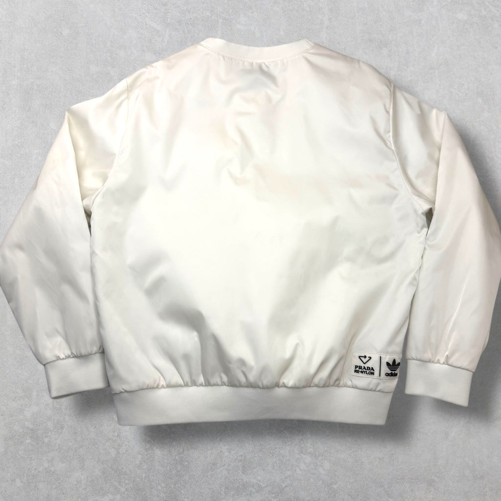Prada Adidas Re-Nylon White Sweatshirt L
