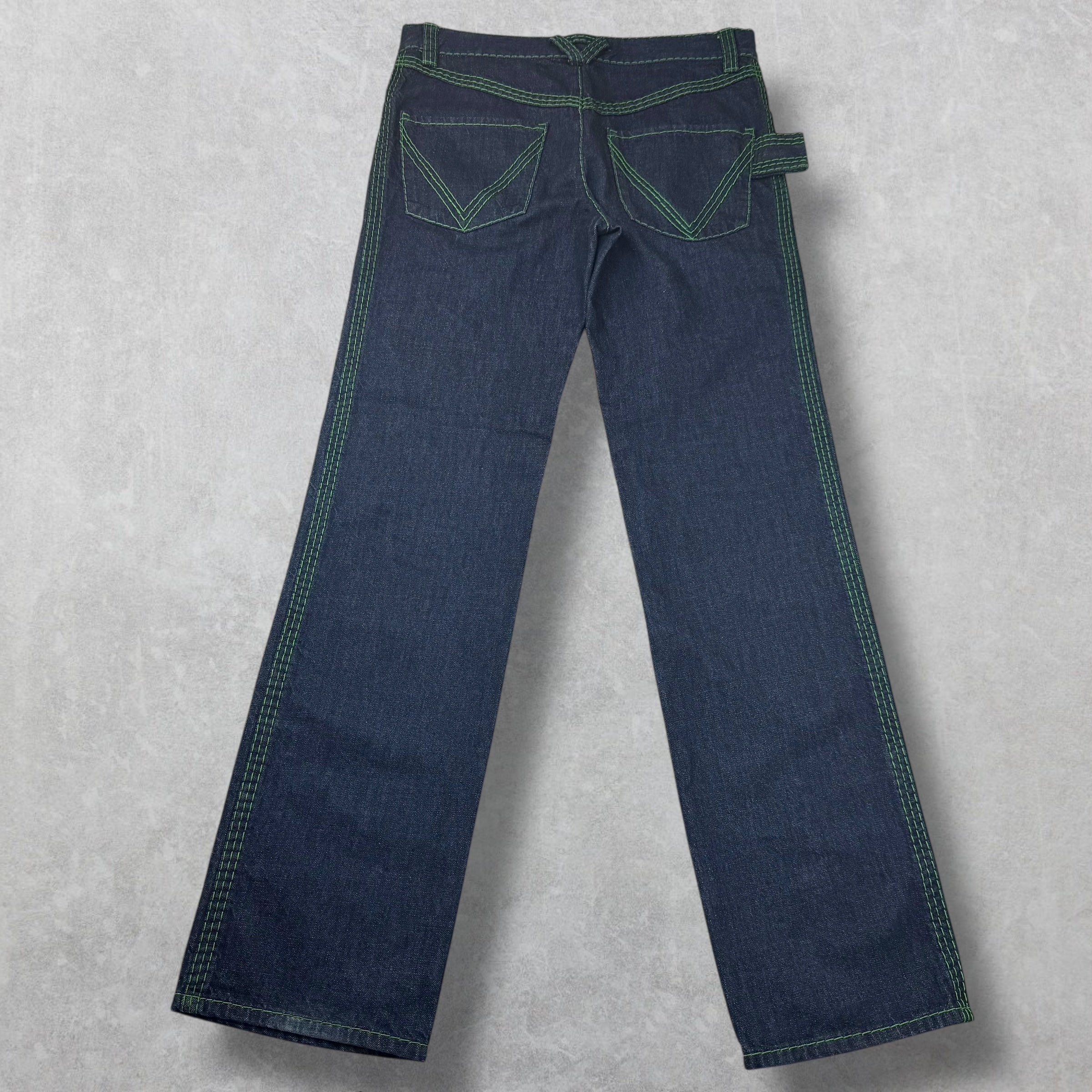 Bottega Veneta Straight-Leg Selvedge Jeans 48 (32)