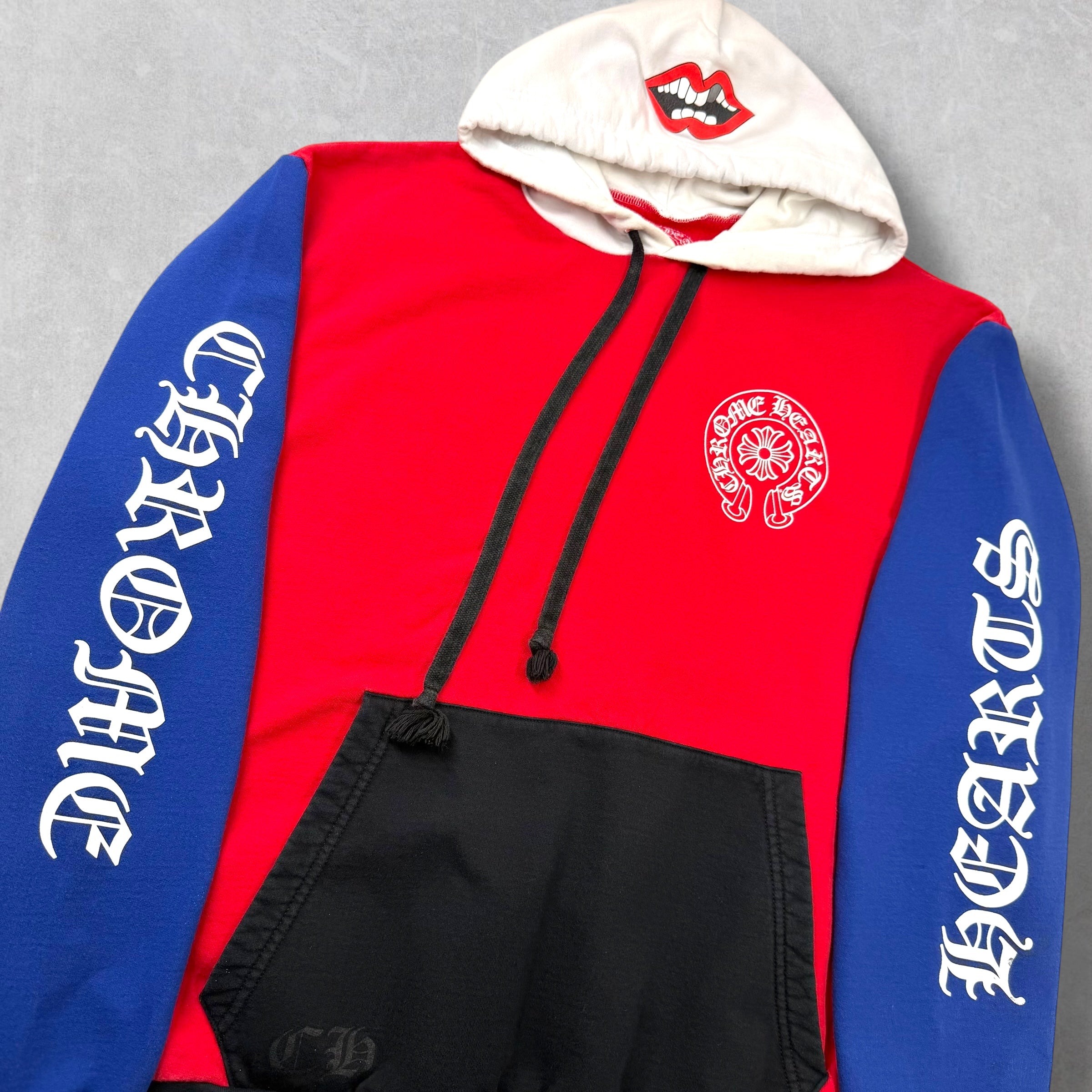 Chrome Hearts Matty Boy Chomper Color Block Hoodie XL