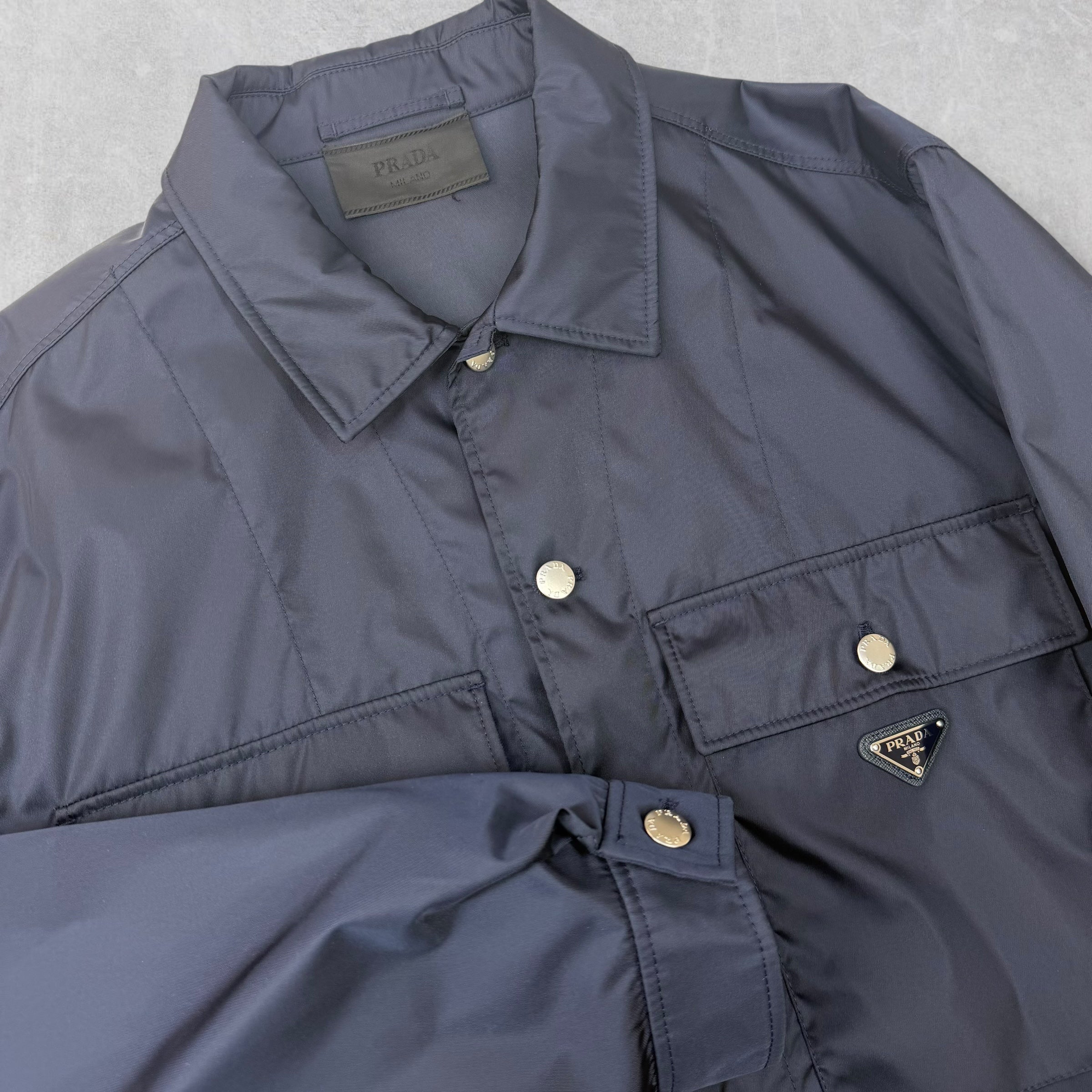 Prada Re-Nylon Blouson Navy Jacket XXXL