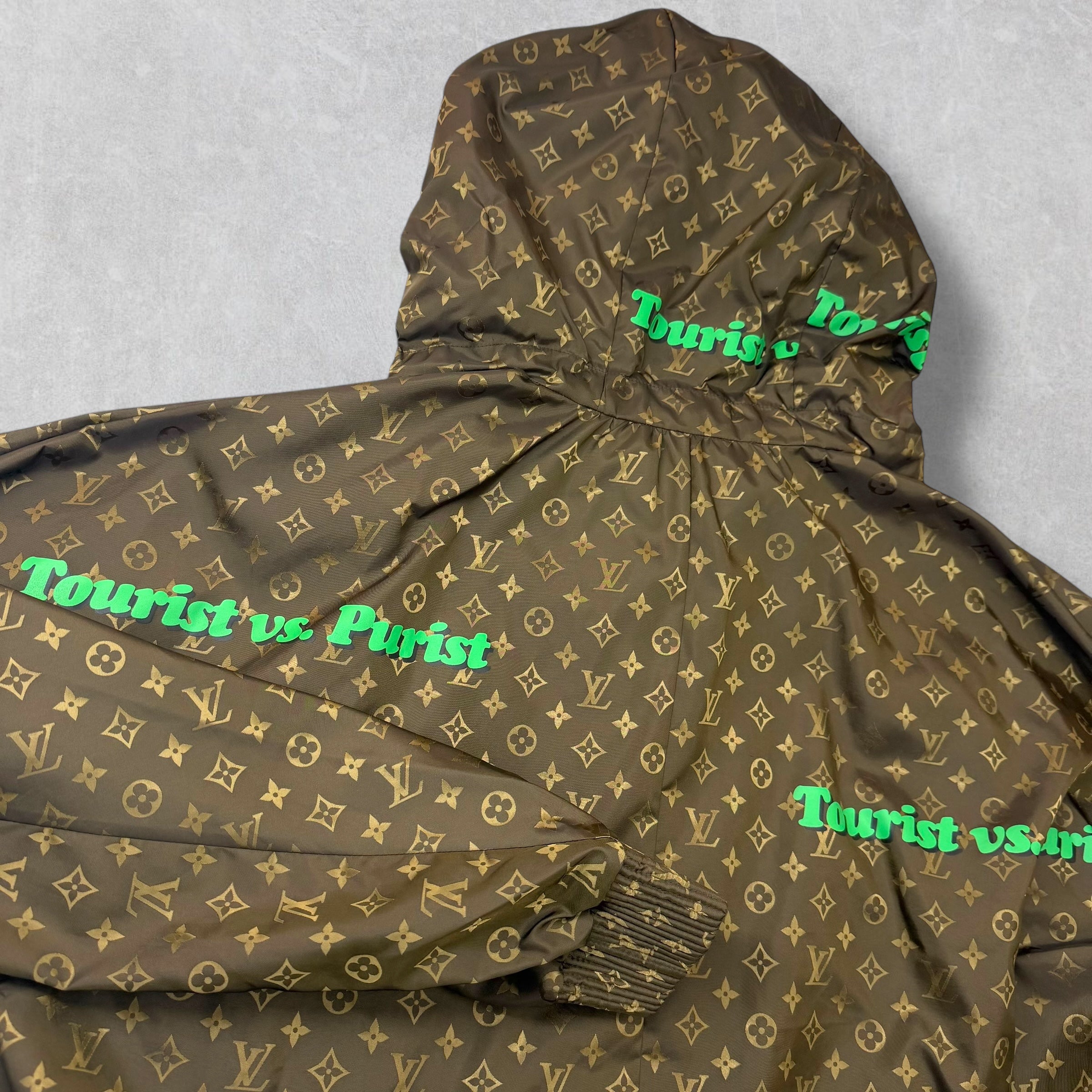Louis Vuitton "Tourist vs. Purist" Monogram Windbreaker 52 (L)