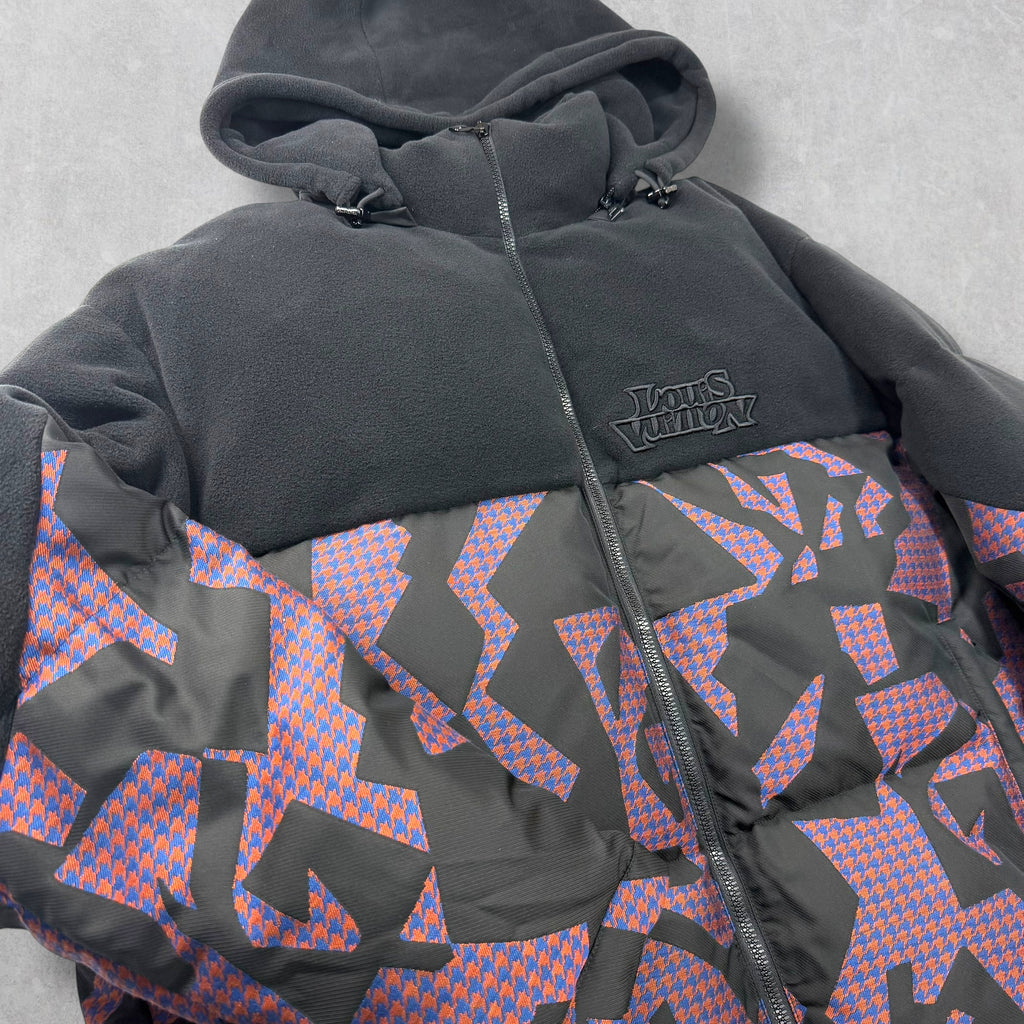 Louis Vuitton Bimaterial Hooded Down Jacket 56 (XXL)