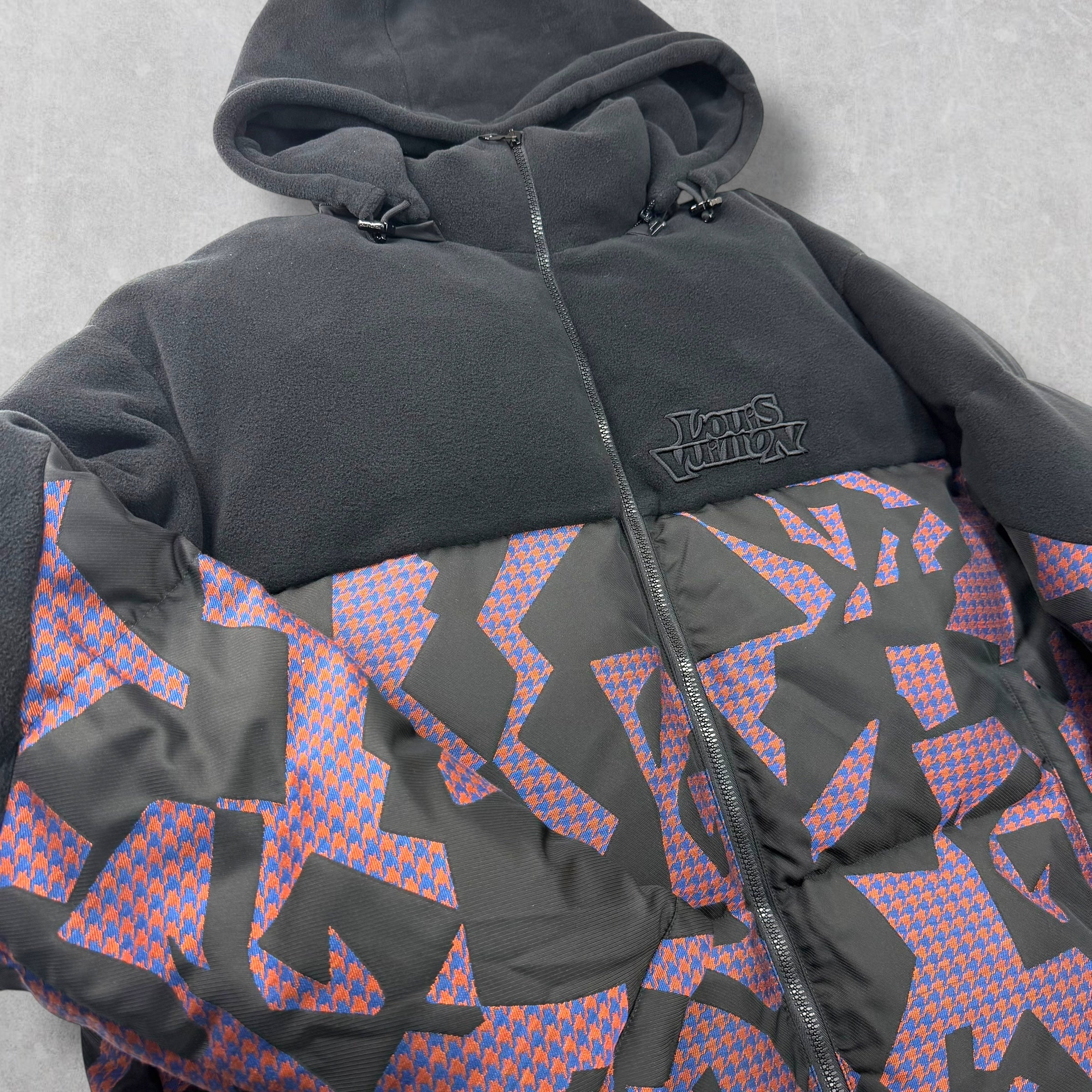Louis Vuitton Bimaterial Hooded Down Jacket 56 (XXL)