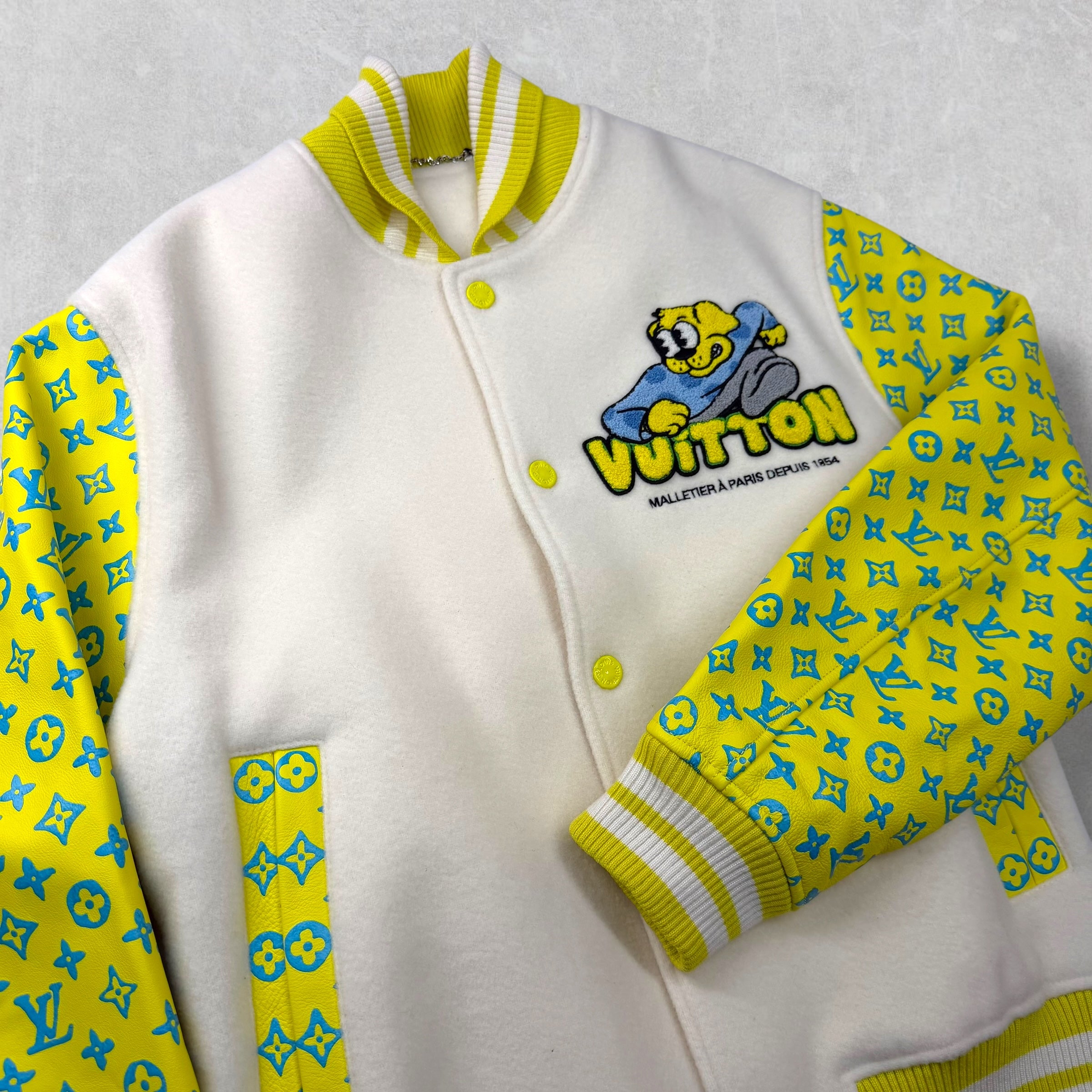 Louis Vuitton Monogram Playground Varsity Blouson 48 (M)