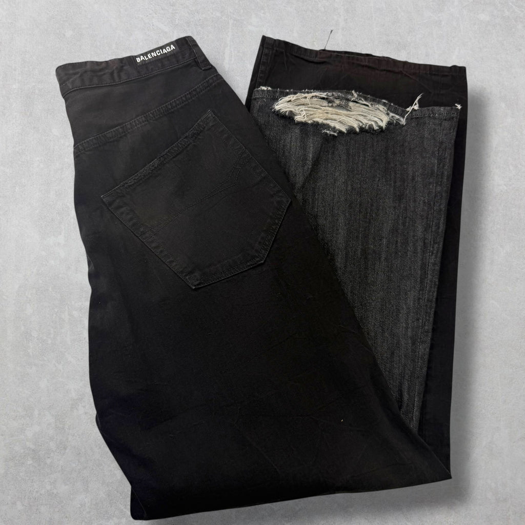 Balenciaga Fifty-Fifty Black Jeans M (34)