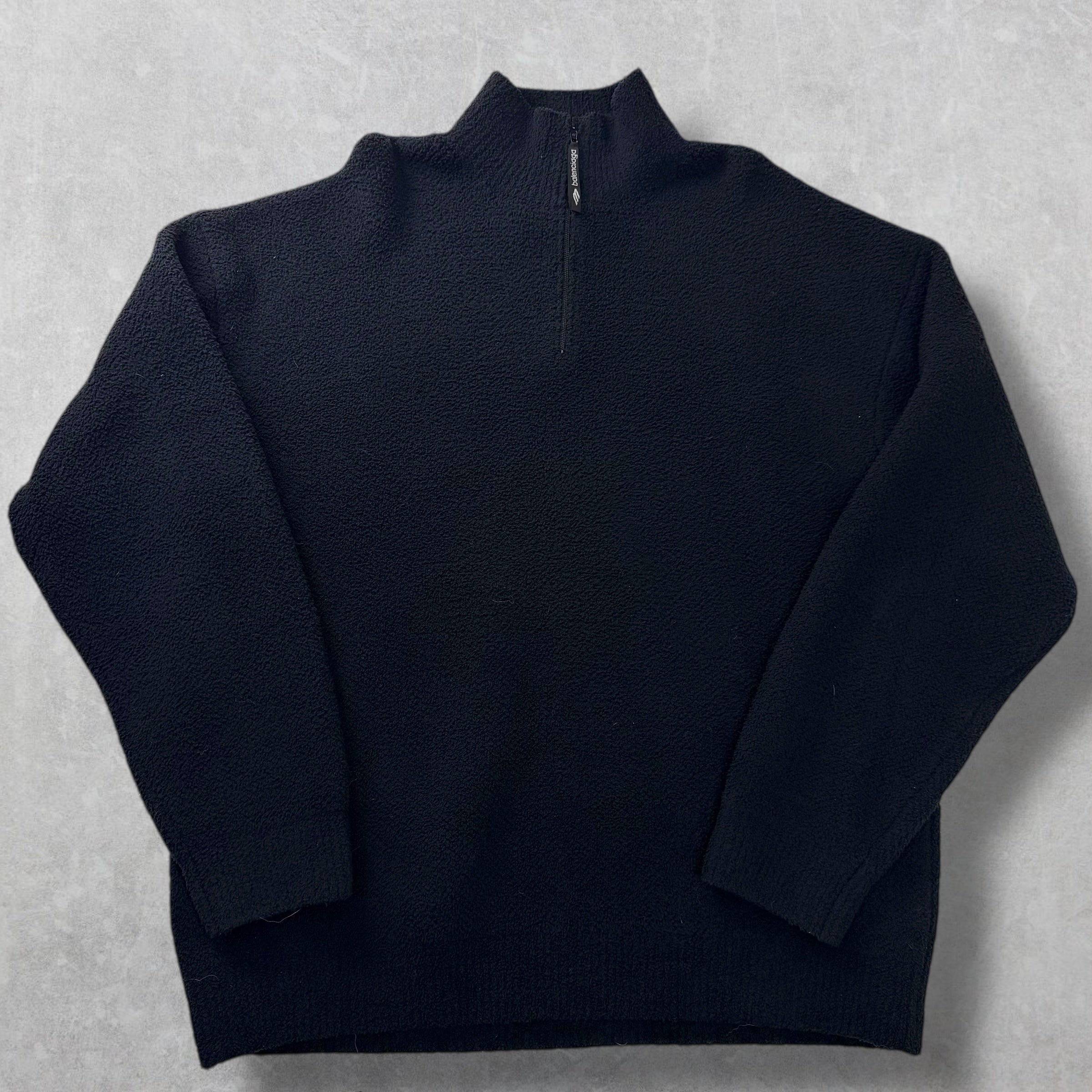 Balenciaga Quarter-zip Knit Sweater M (XXL)