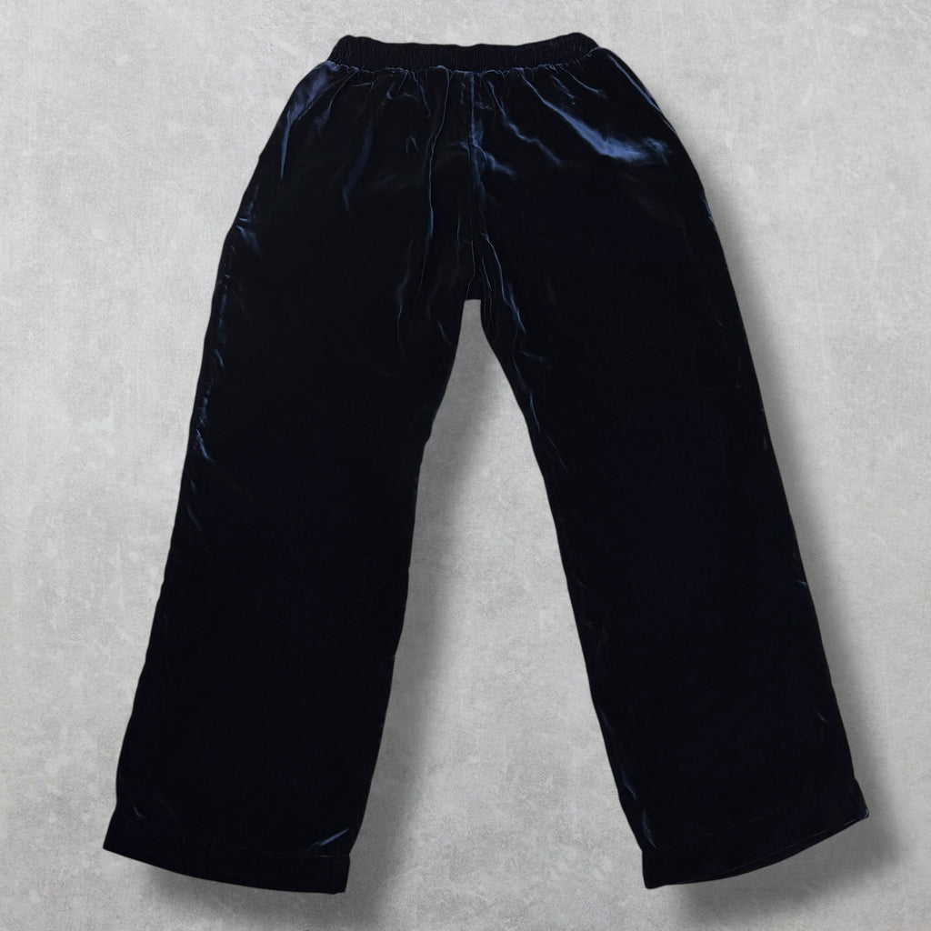 Chrome Hearts Y Not Velour Track Pants Black L