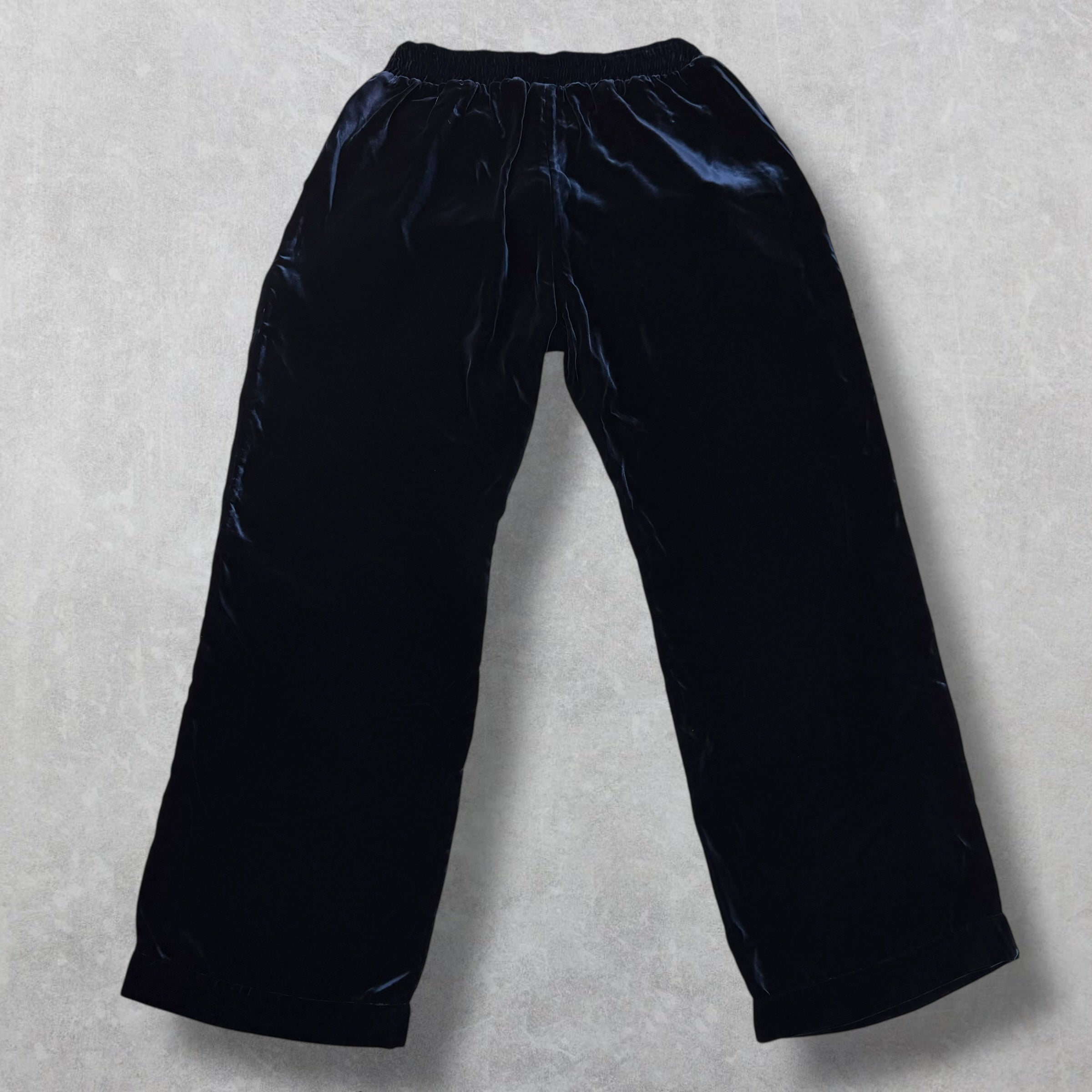 Chrome Hearts Y Not Velour Track Pants Black L