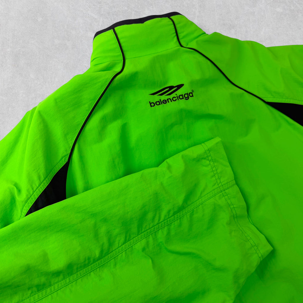 Balenciaga 3B Sports Icon Neon Tracksuit Jacket XXL (S)