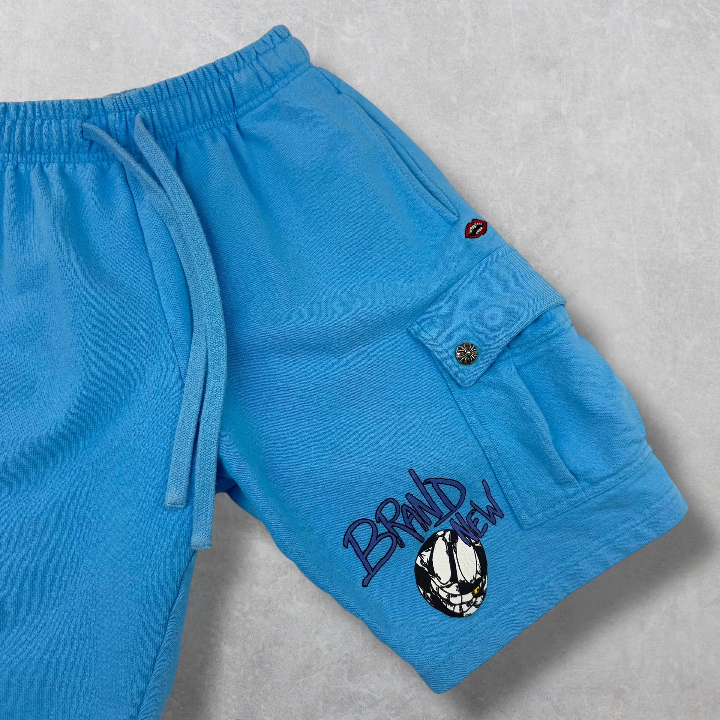 Chrome Hearts Matty Boy Blue Cargo Shorts S