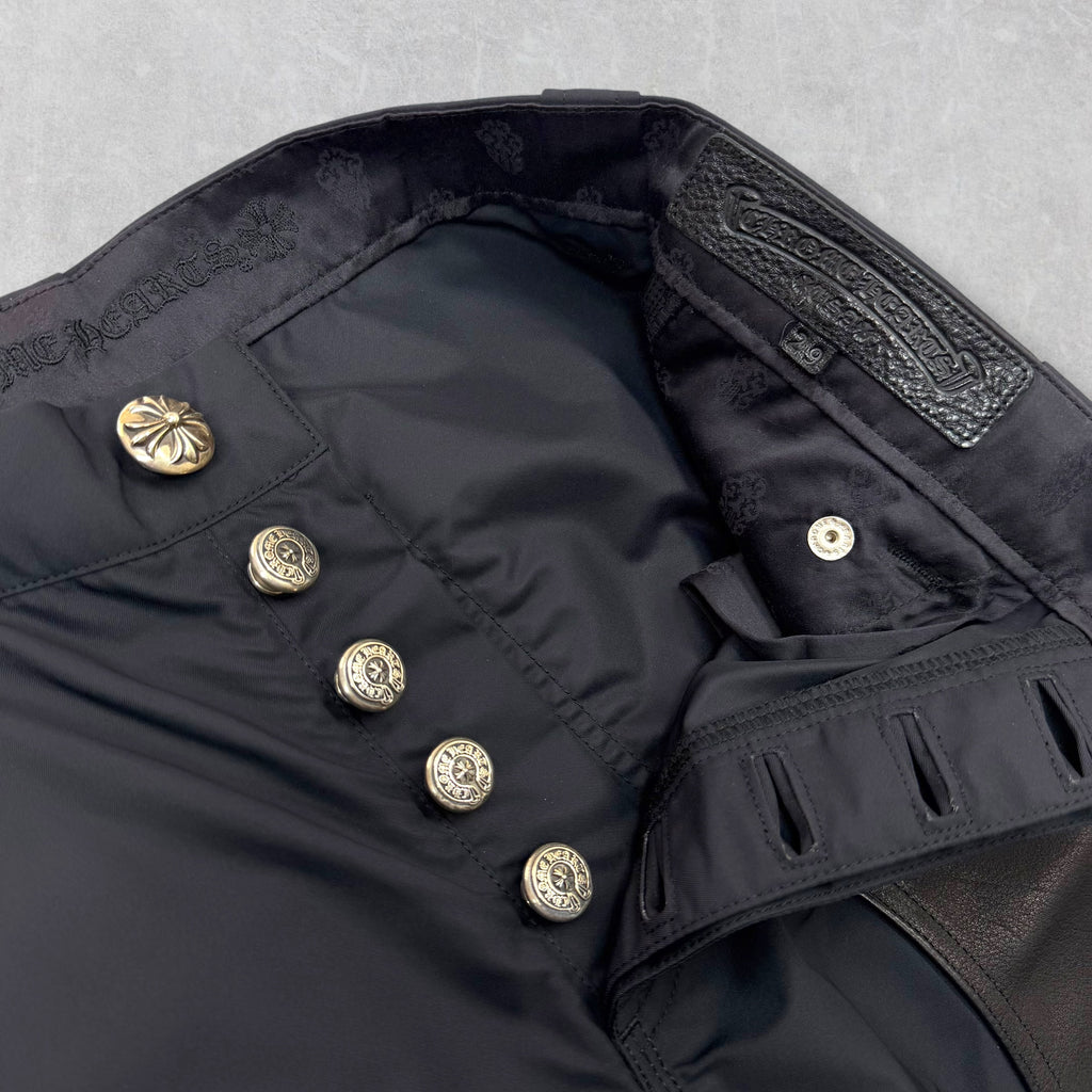 Chrome Hearts Double Knee Leather Carpenter Shorts 29