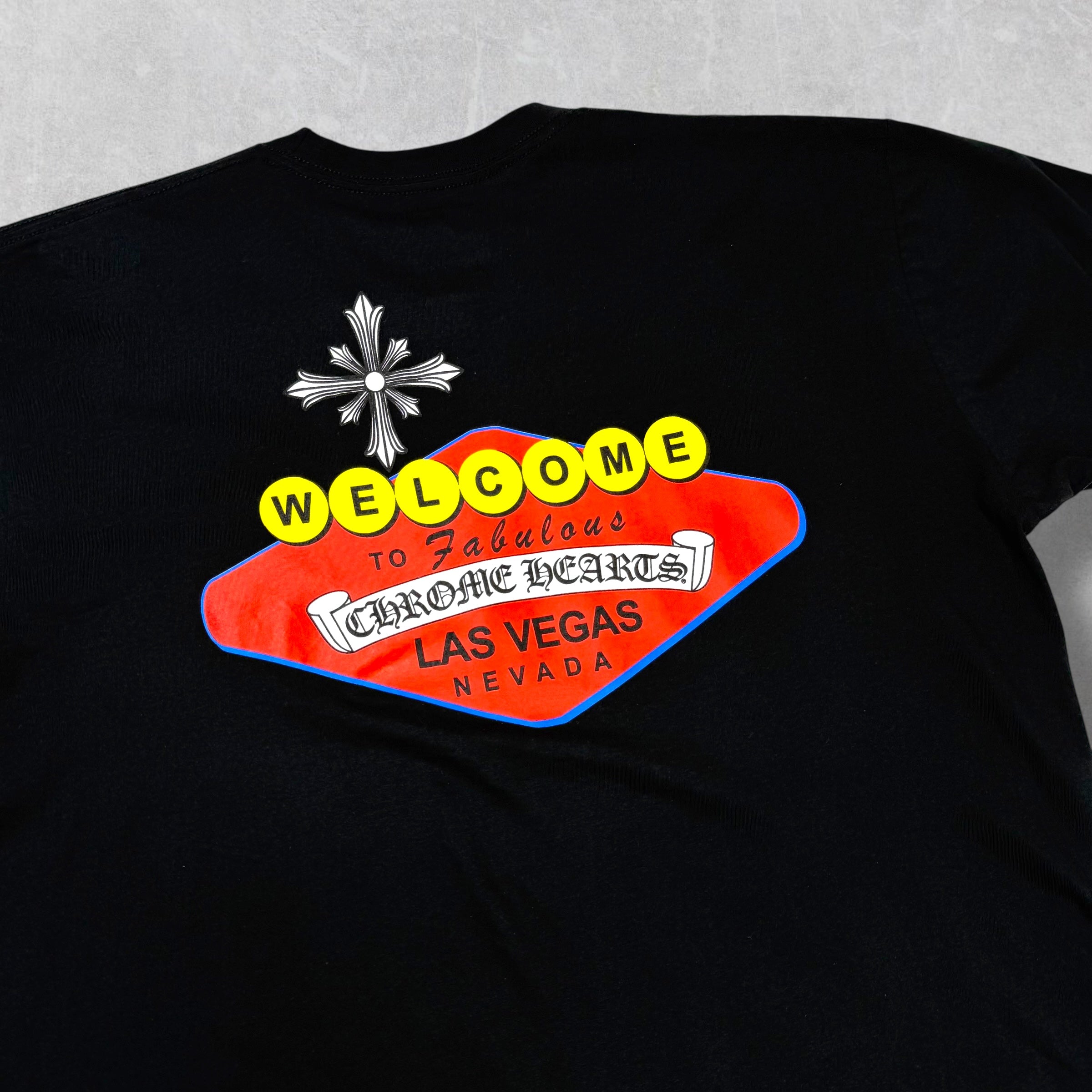 Chrome Hearts Black Welcome To Vegas Tee XXL