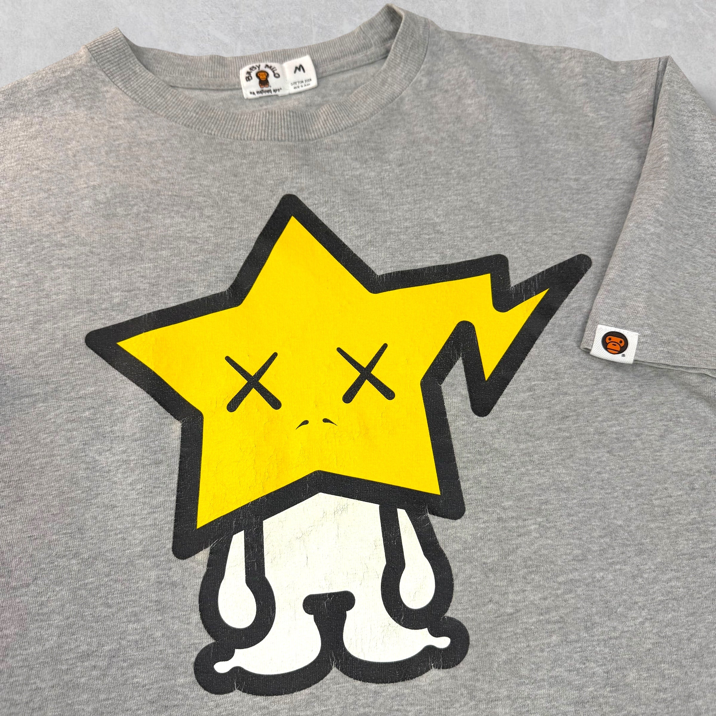 Bape x Kaws Baby Milo Star Logo Tee M