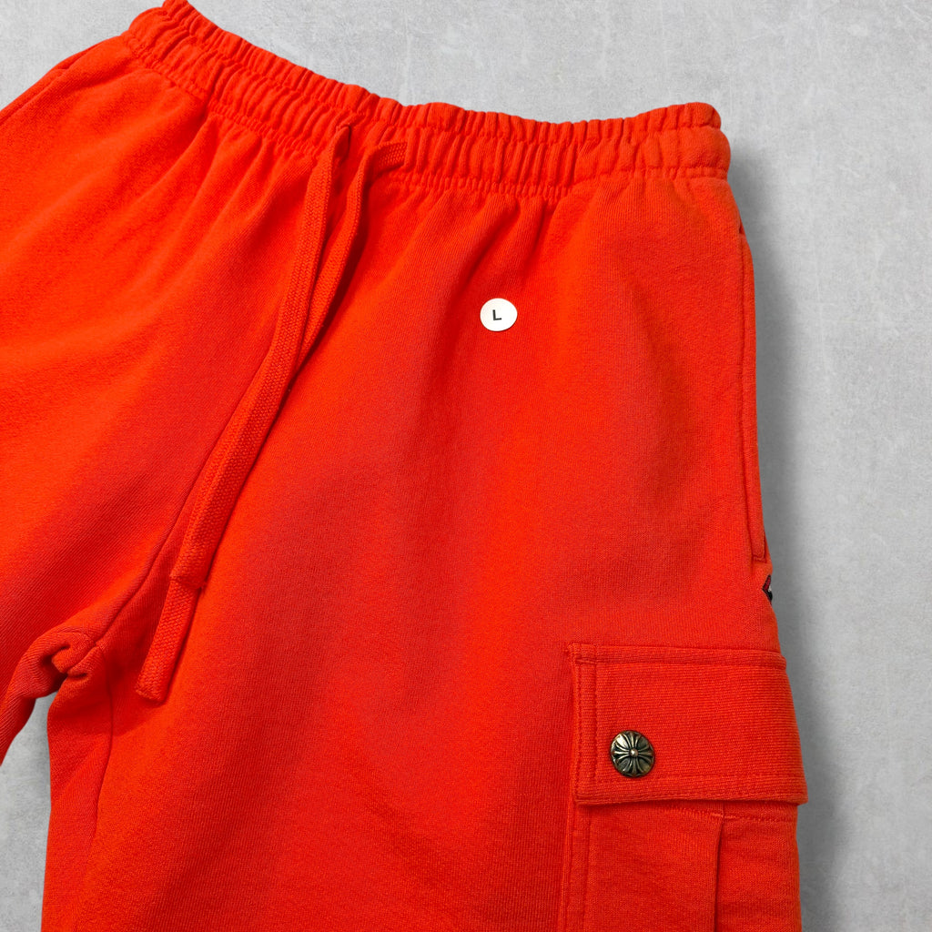 Chrome Hearts Matty Boy Sick Hearts Cargo Sweatshorts L