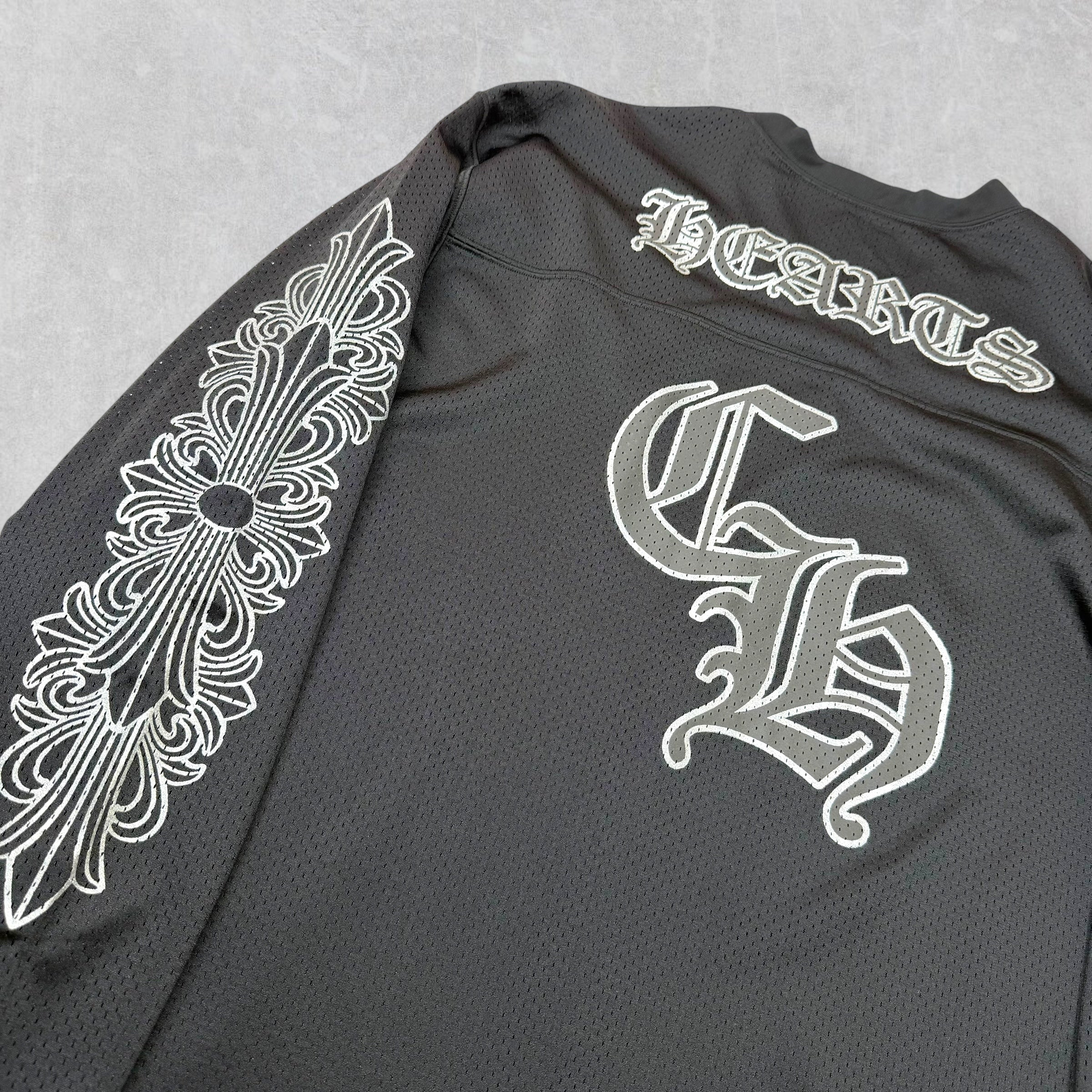 Chrome Hearts Stadium Mesh Black L/S Jersey XL