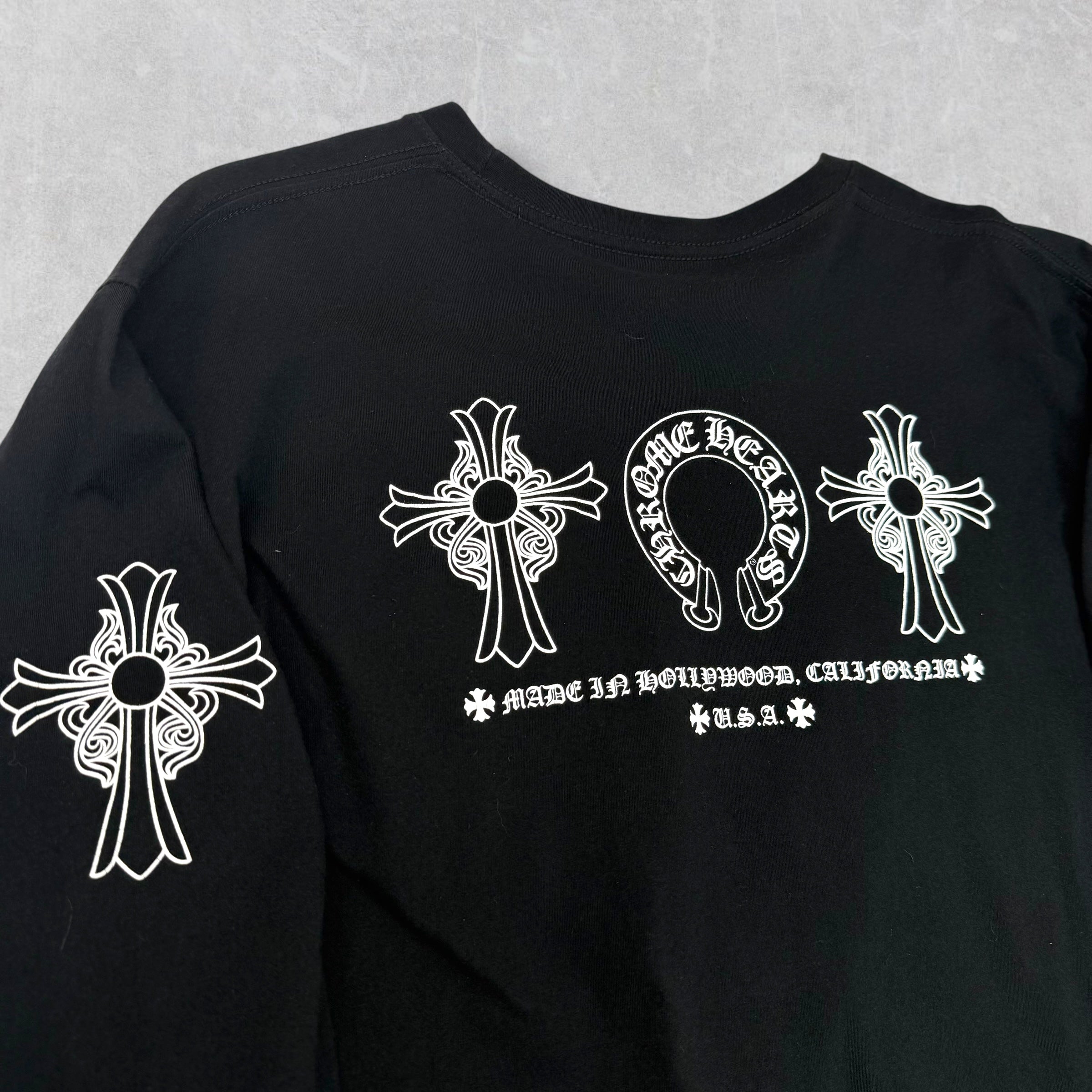 Chrome Hearts Cross Horseshoe Made in USA L/S XL