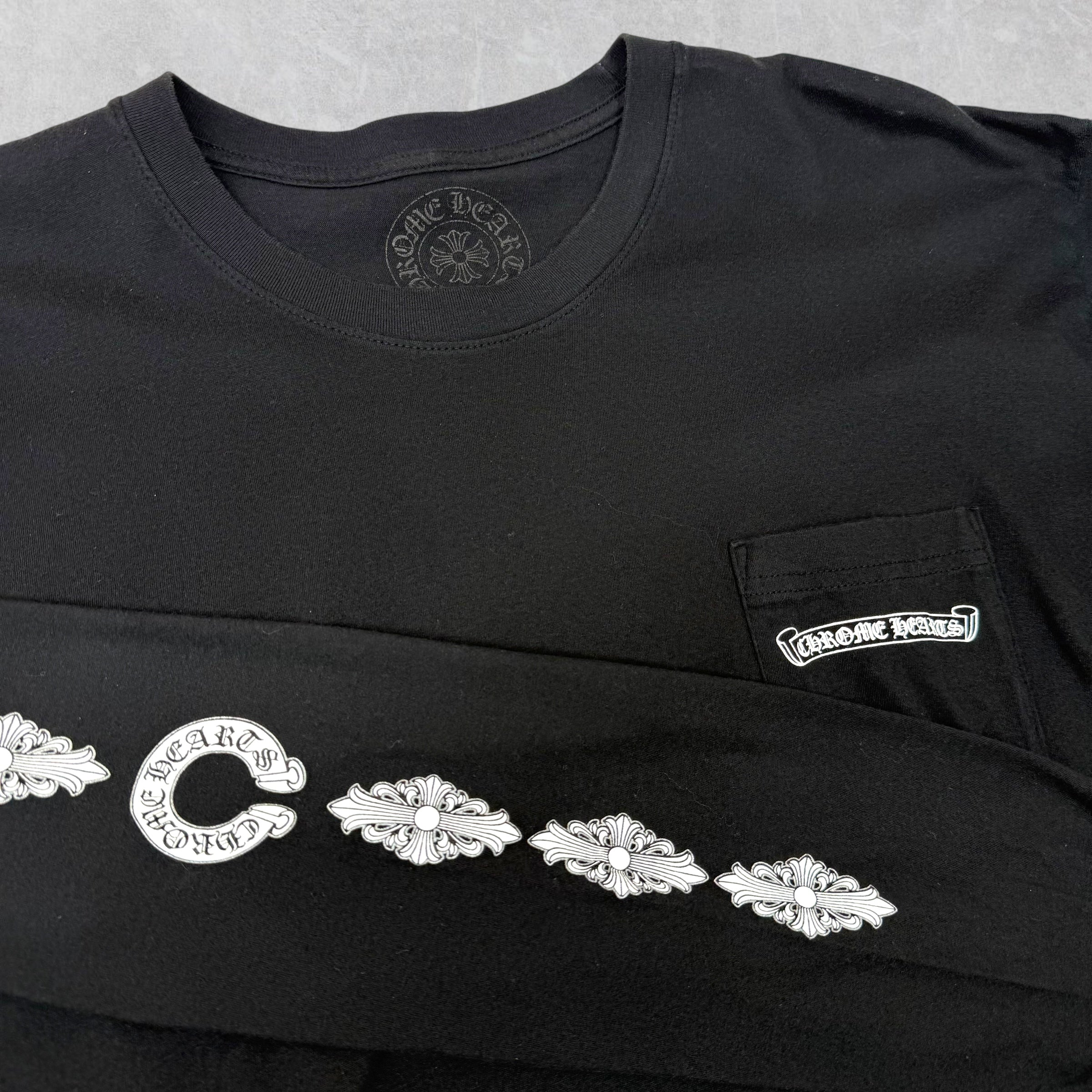 Chrome Hearts Fleur Cross Long Sleeve Tee XXL