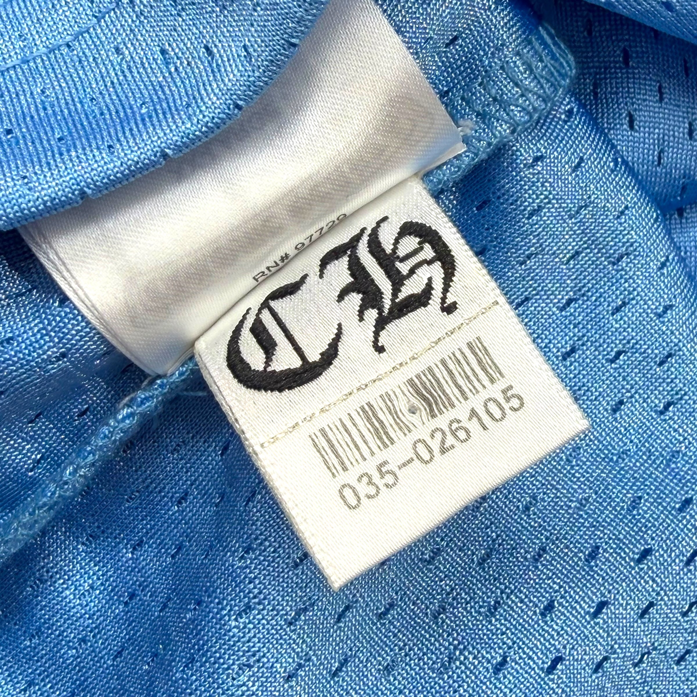 Chrome Hearts Stadium Mesh Blue Jersey XXL