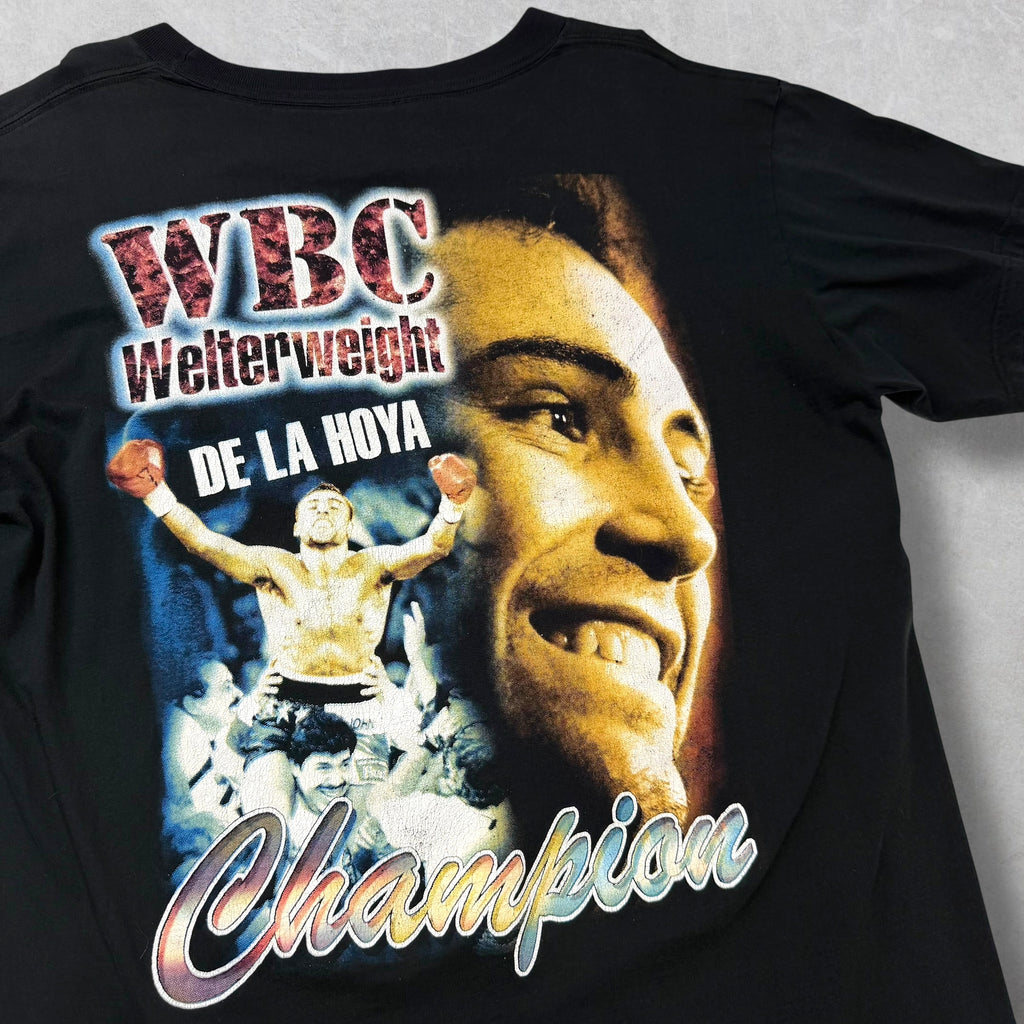 Vintage 90s Oscar De La Hoya WBC Champion Tee XL
